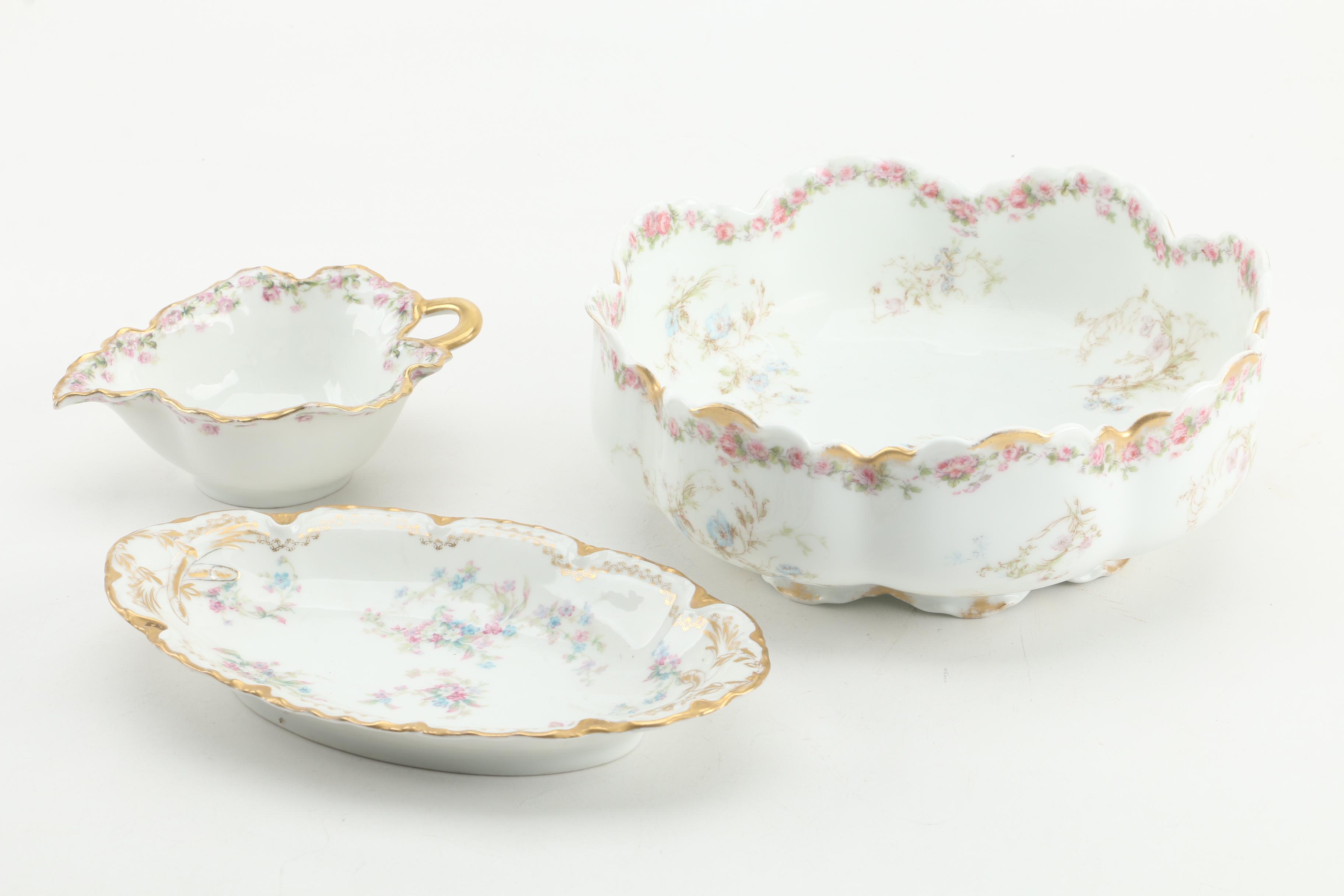 Antique and Vintage Haviland Porcelain Serveware