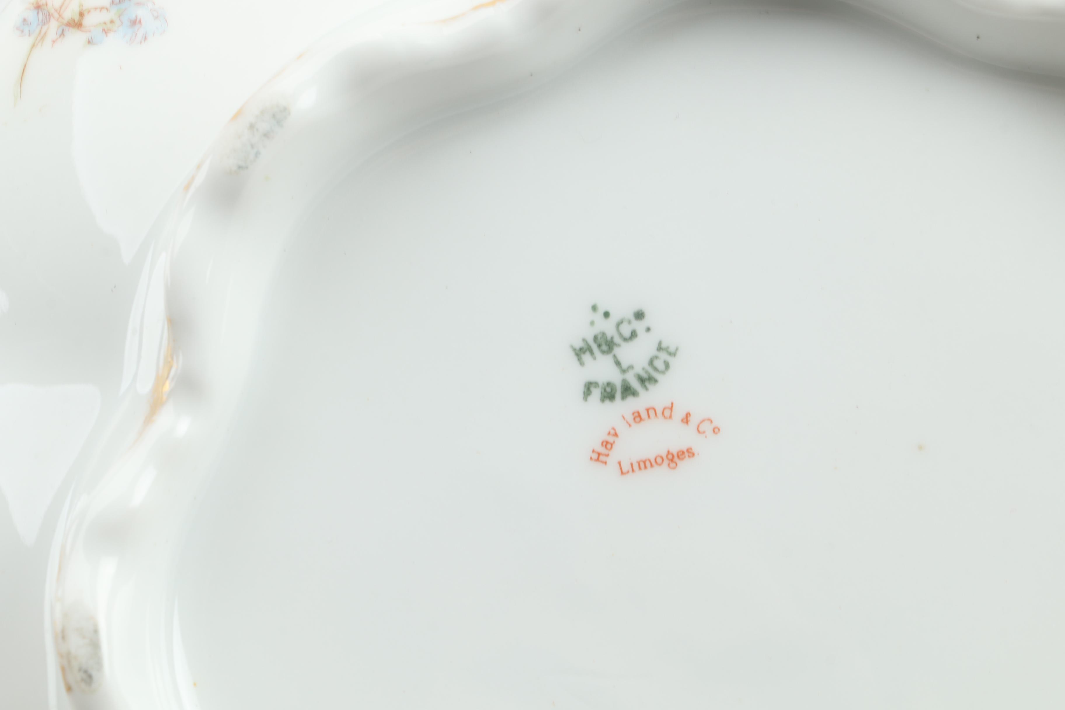 Antique and Vintage Haviland Porcelain Serveware