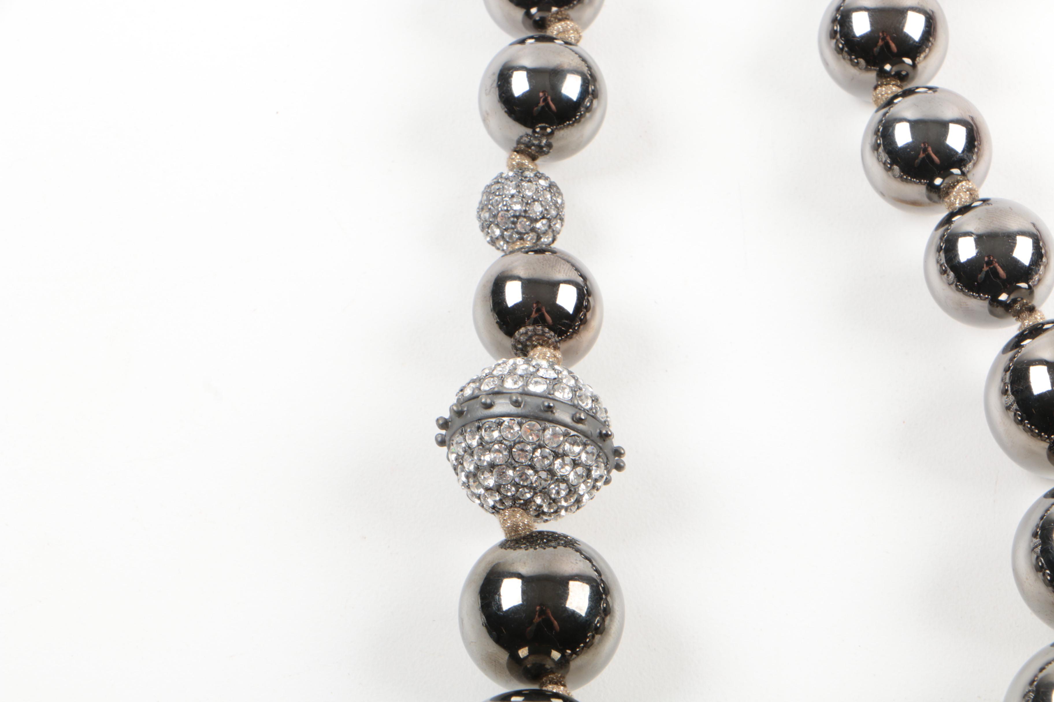 Nakamol and Replica Costume Jewelry with Imitation Pearls and Glass Crystals