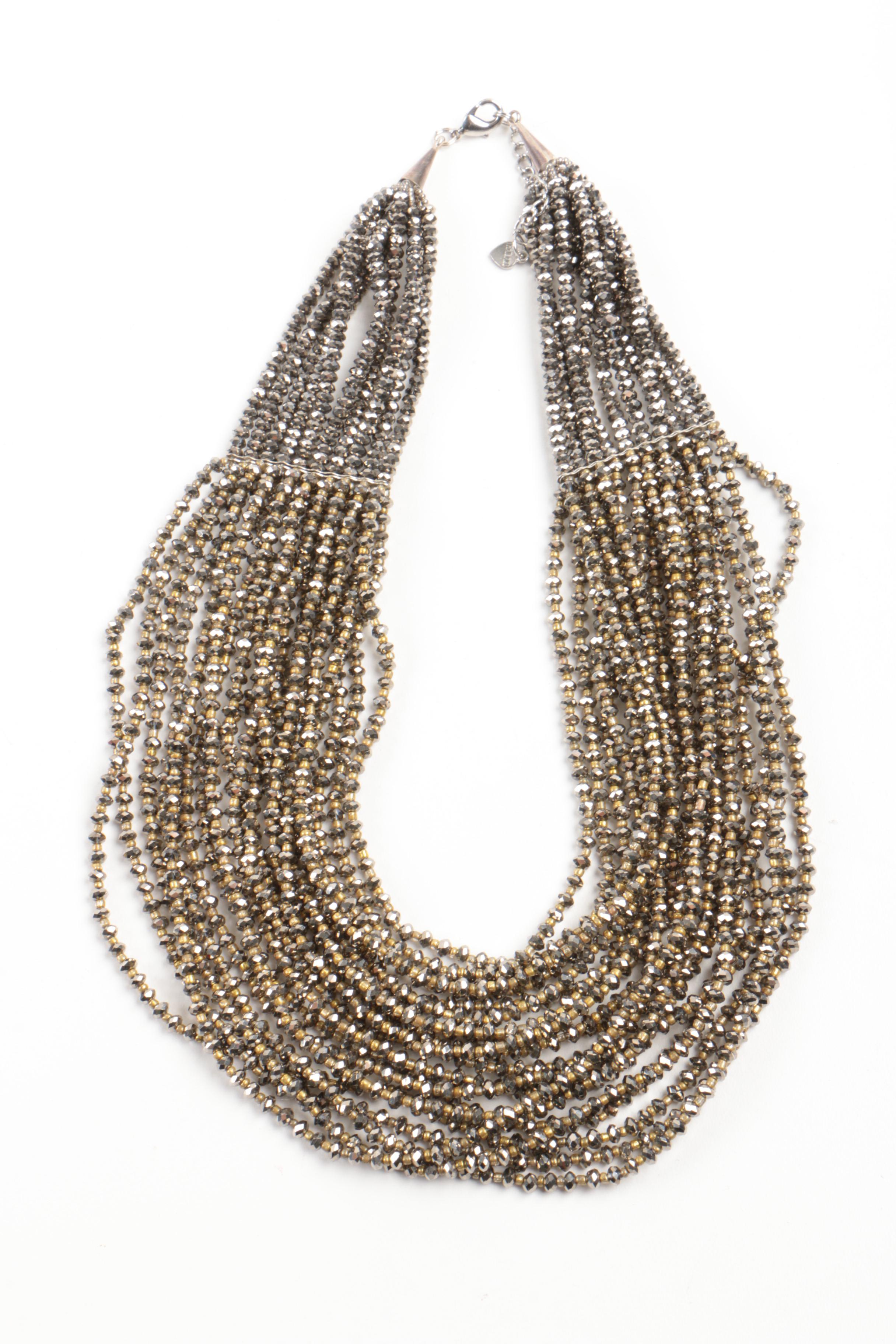 Nakamol and Replica Costume Jewelry with Imitation Pearls and Glass Crystals
