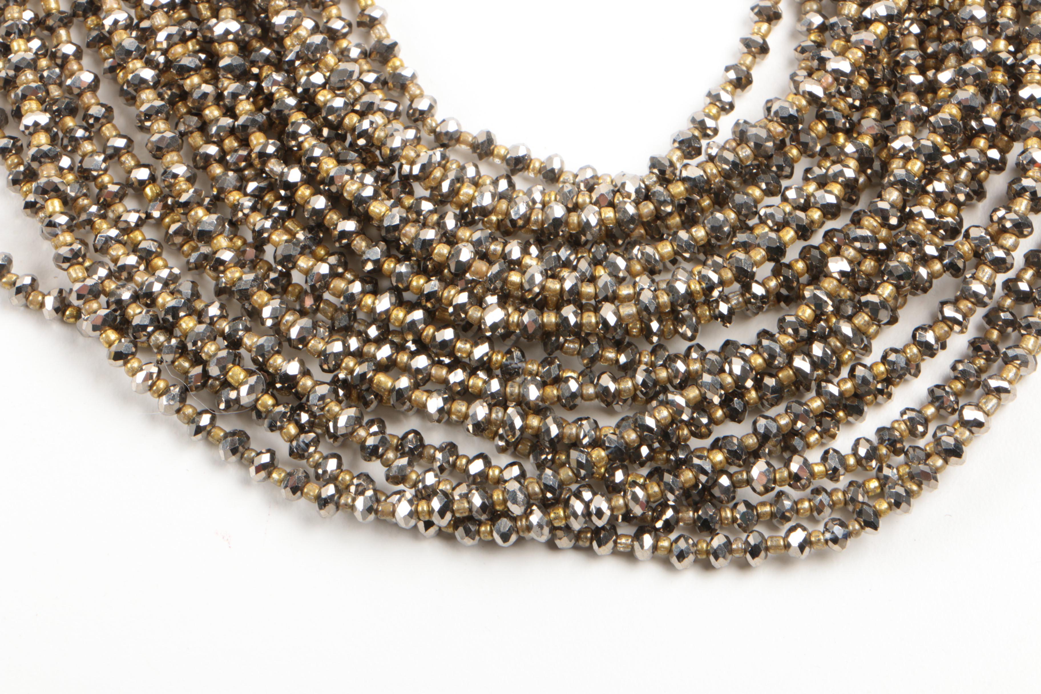 Nakamol and Replica Costume Jewelry with Imitation Pearls and Glass Crystals