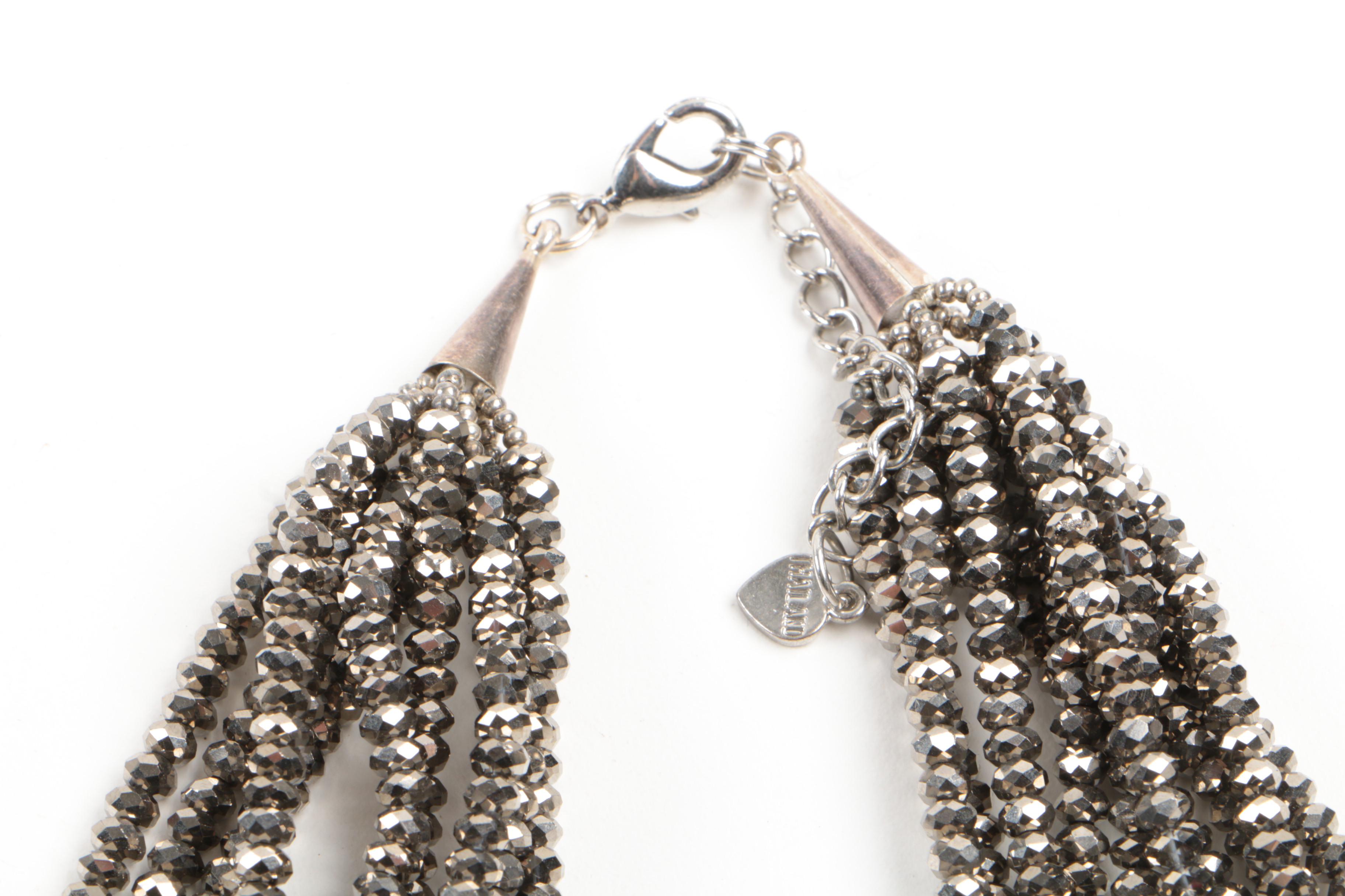 Nakamol and Replica Costume Jewelry with Imitation Pearls and Glass Crystals