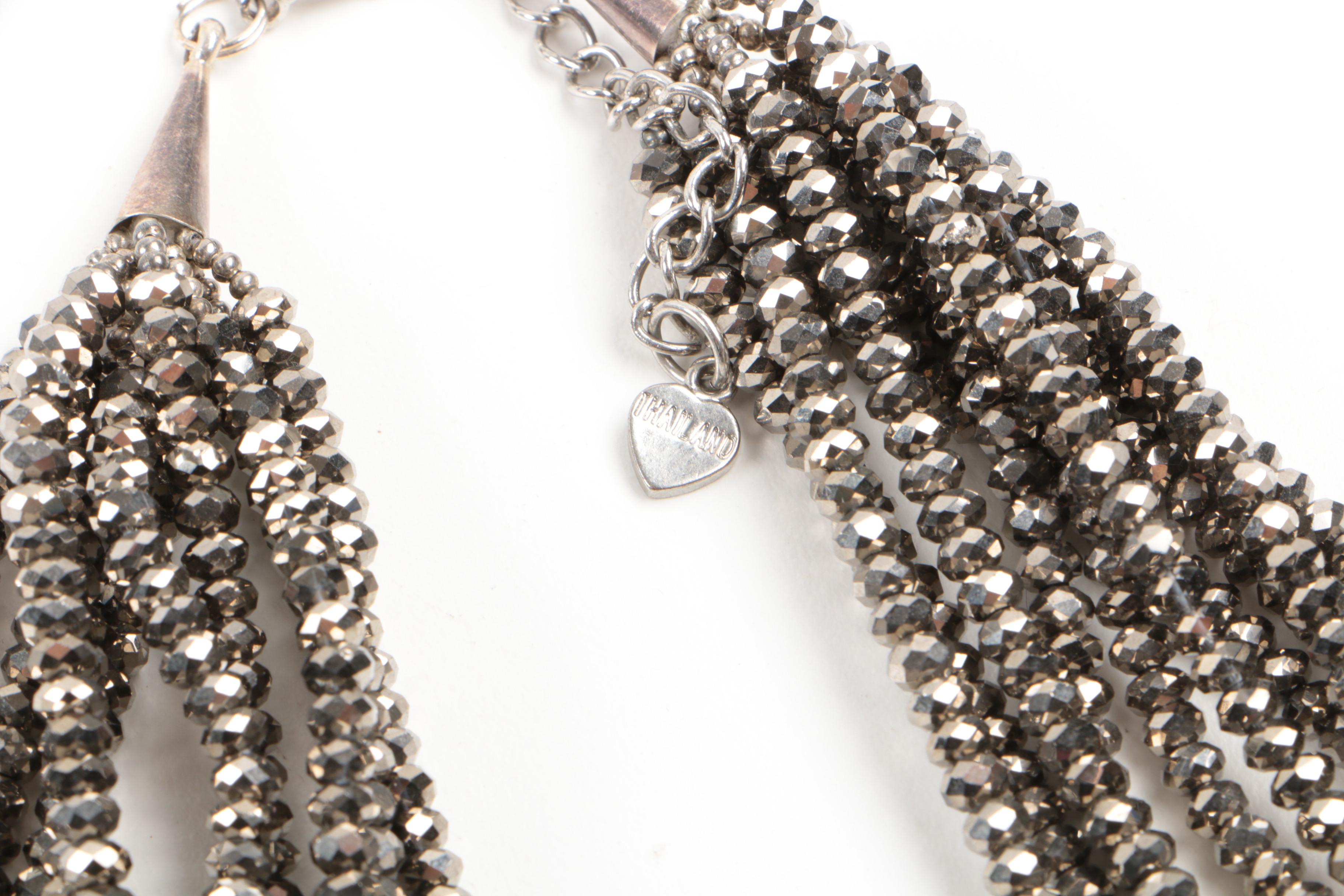 Nakamol and Replica Costume Jewelry with Imitation Pearls and Glass Crystals