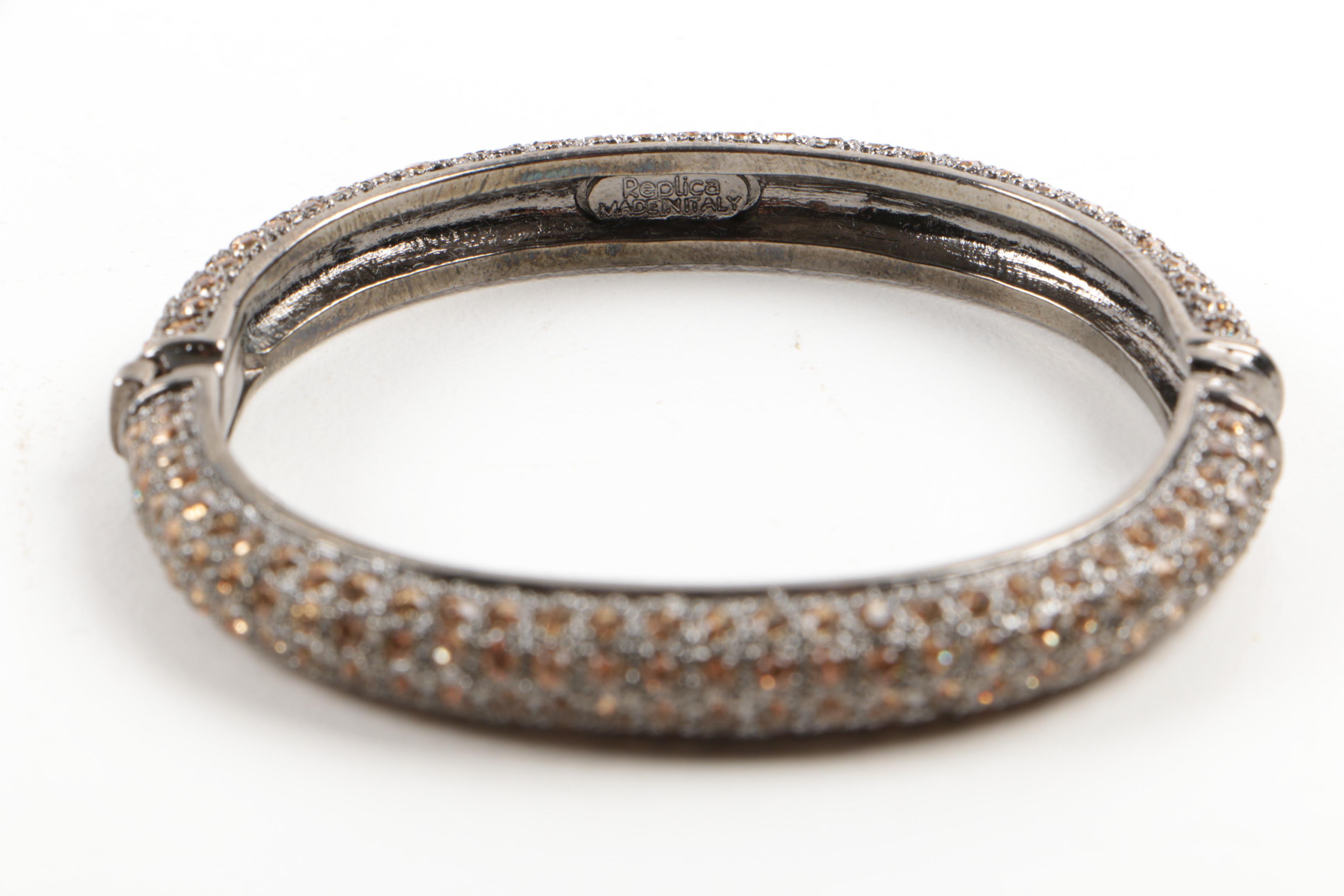 Nakamol and Replica Costume Jewelry with Imitation Pearls and Glass Crystals