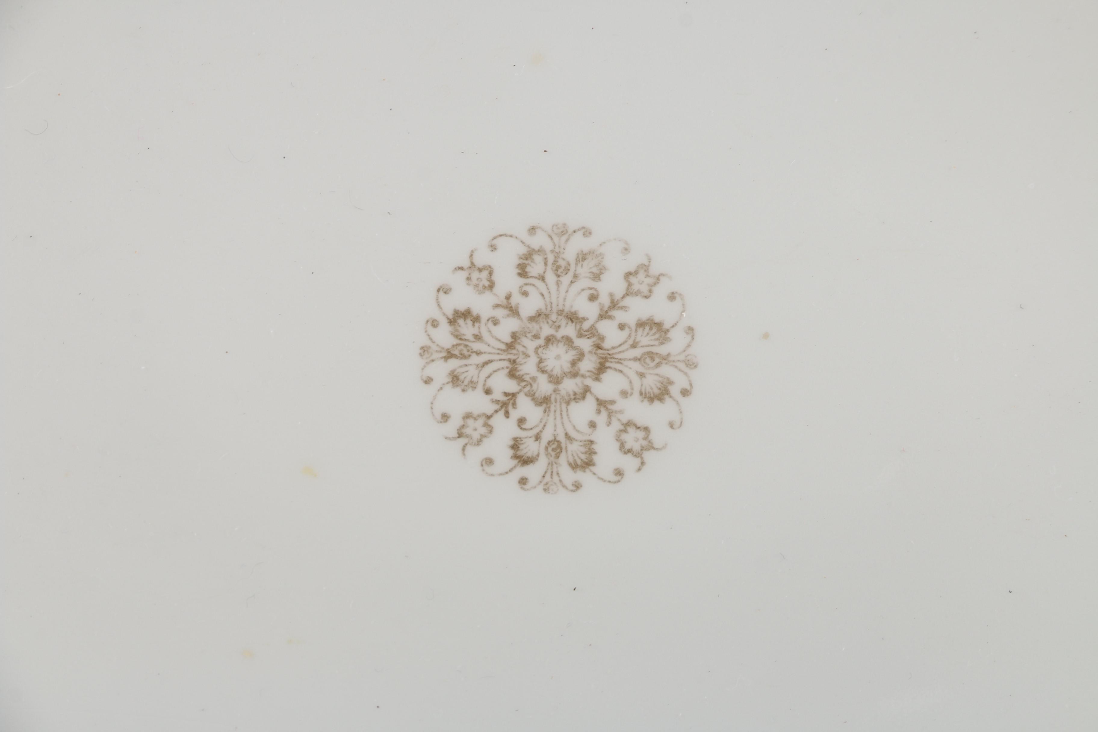 Vintage Theodore Haviland "Varenne" and GDA Limoges Porcelain Platters