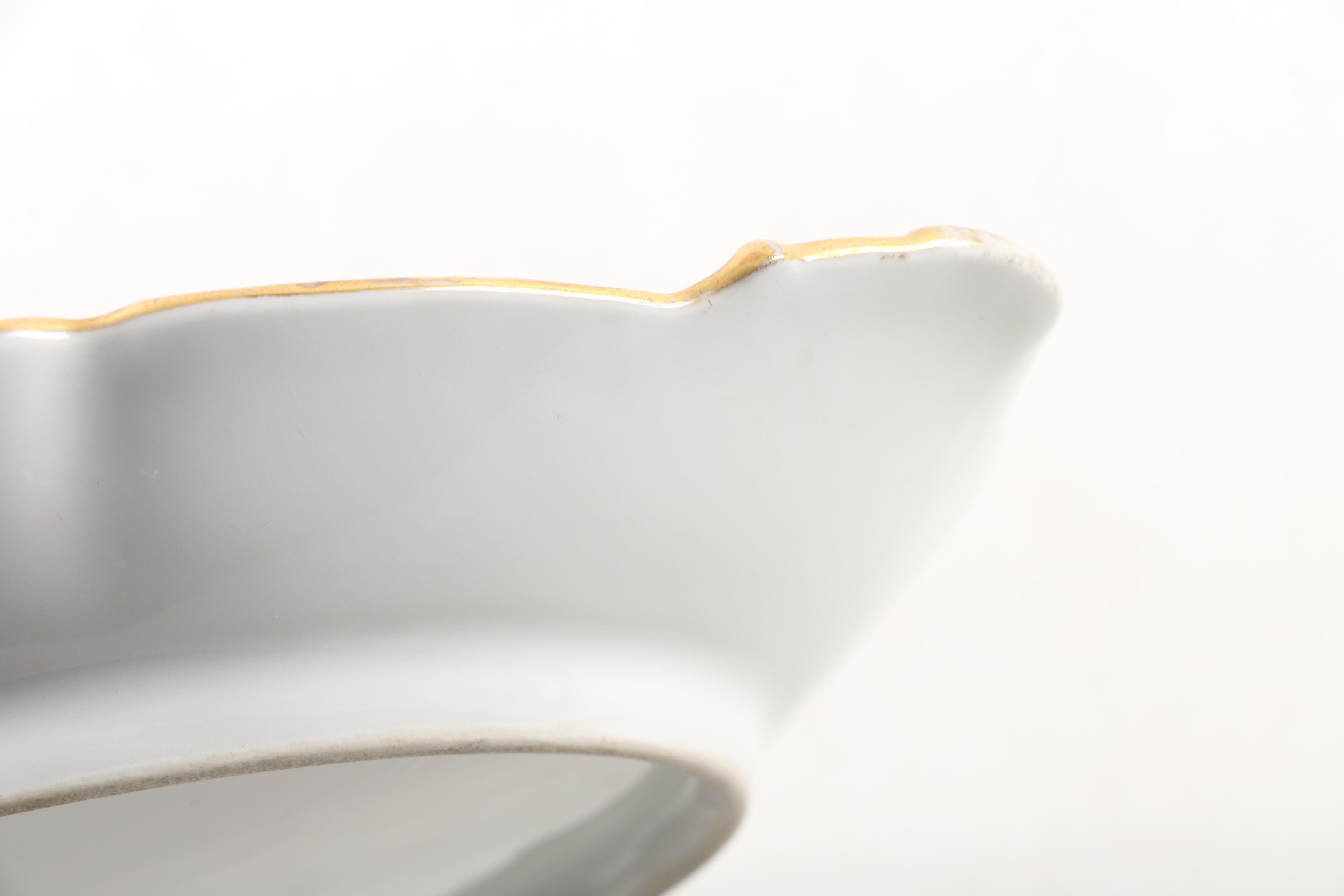 Vintage Theodore Haviland "Varenne" and GDA Limoges Porcelain Platters