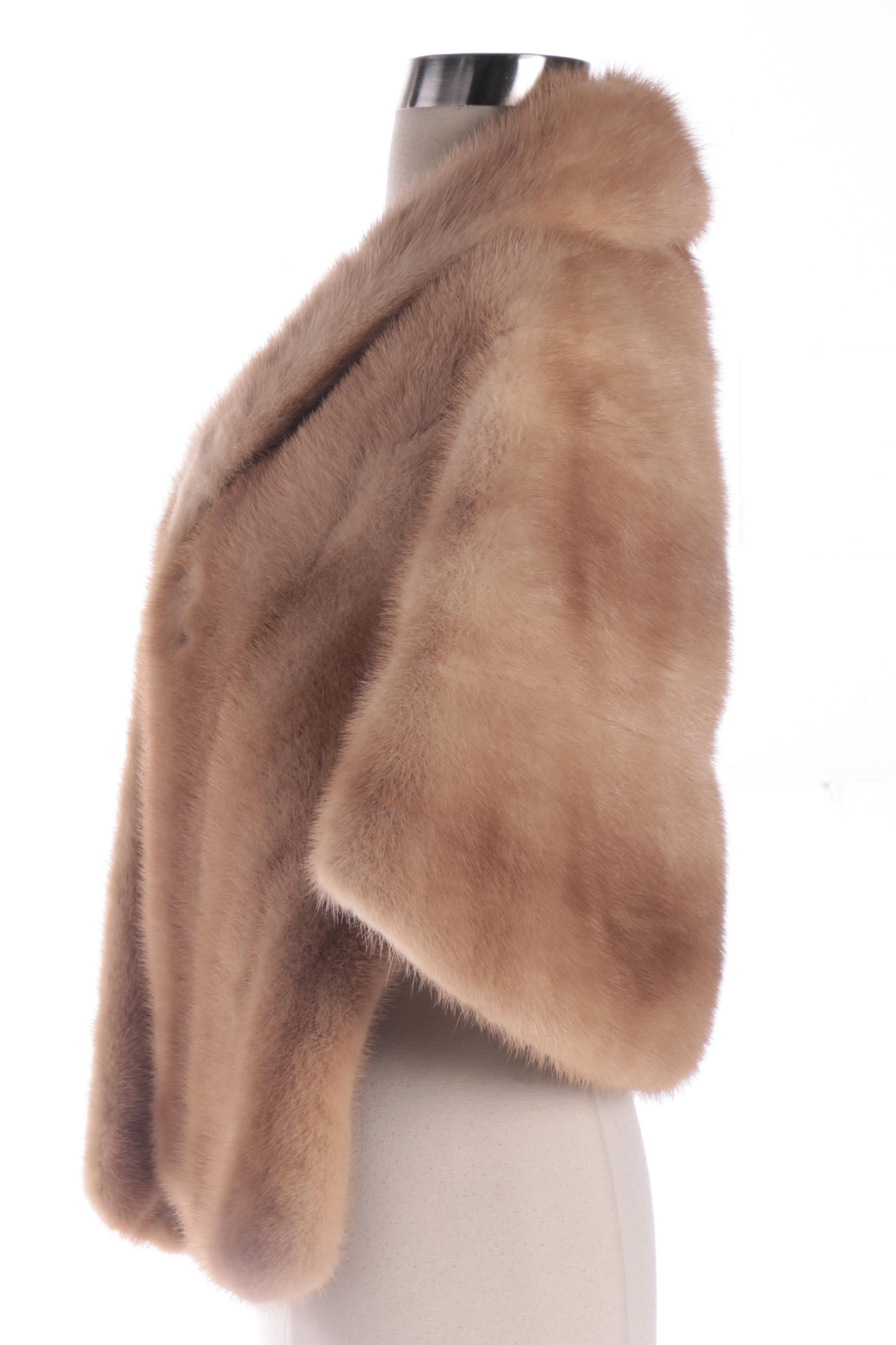Women's Mid-Century Mink Fur Stoles Including Jonclif