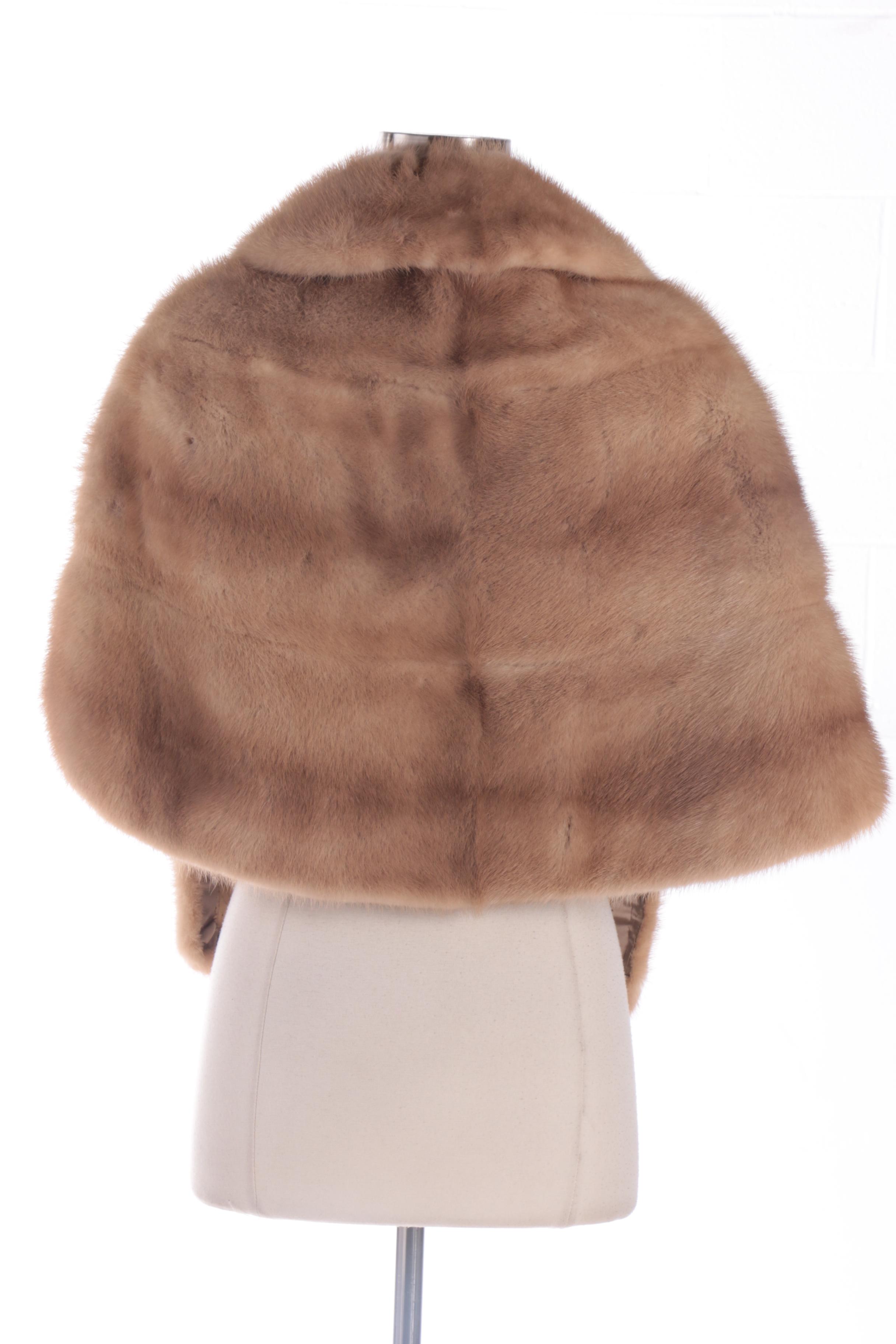 Women's Mid-Century Mink Fur Stoles Including Jonclif