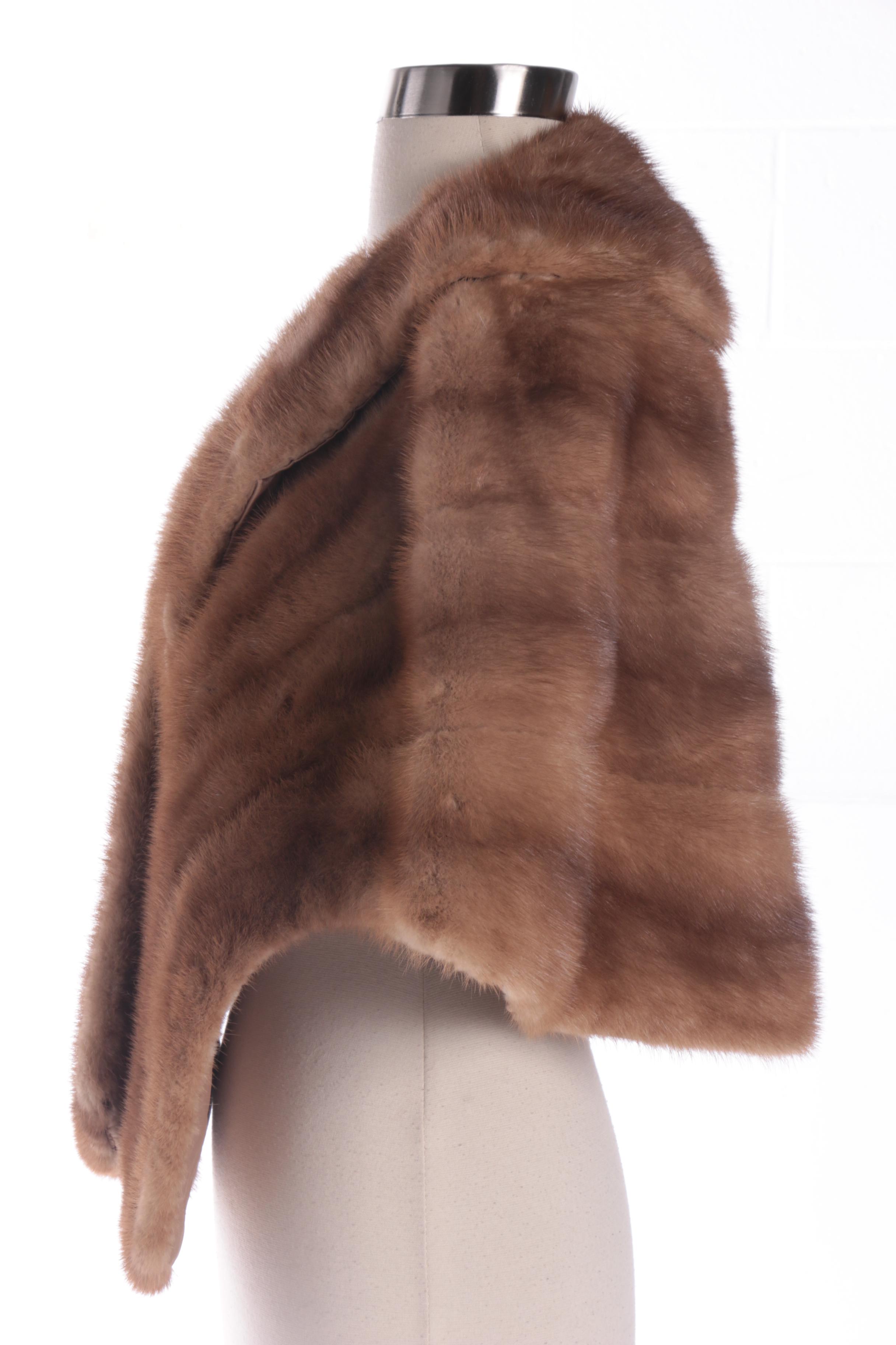 Women's Mid-Century Mink Fur Stoles Including Jonclif