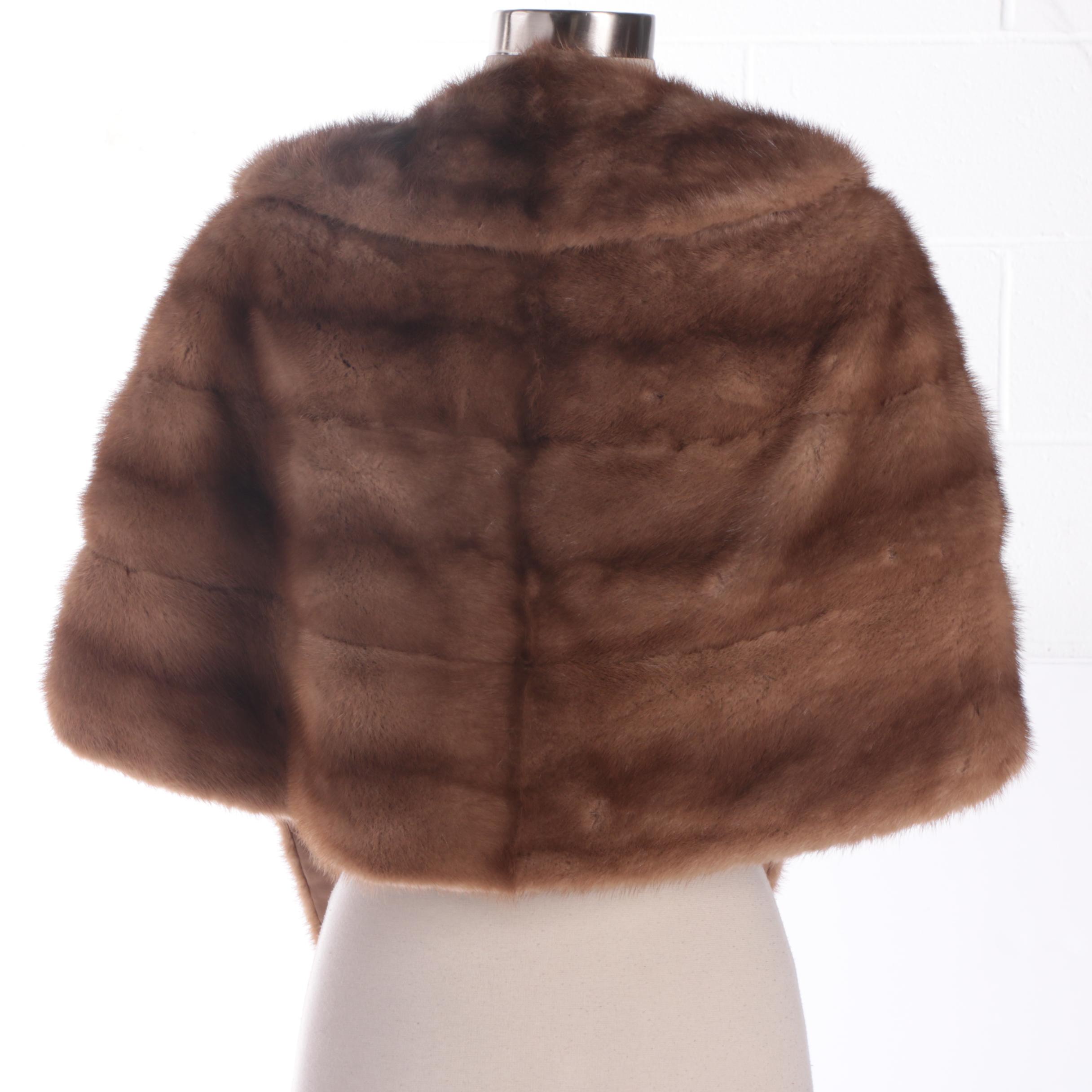 Women's Mid-Century Mink Fur Stoles Including Jonclif