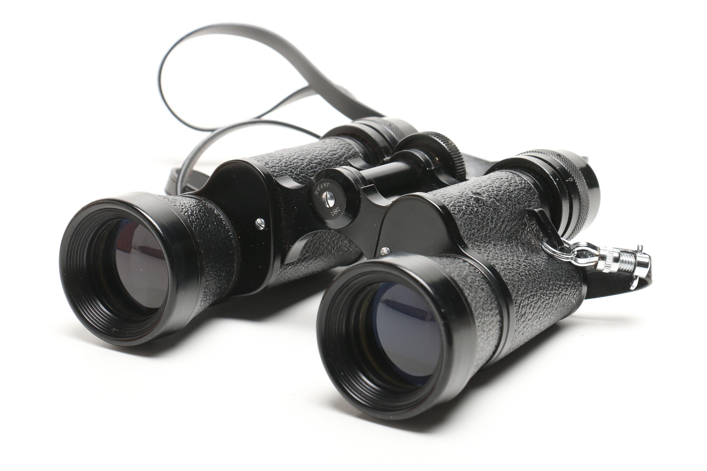 Binoculars and Portable Urinal