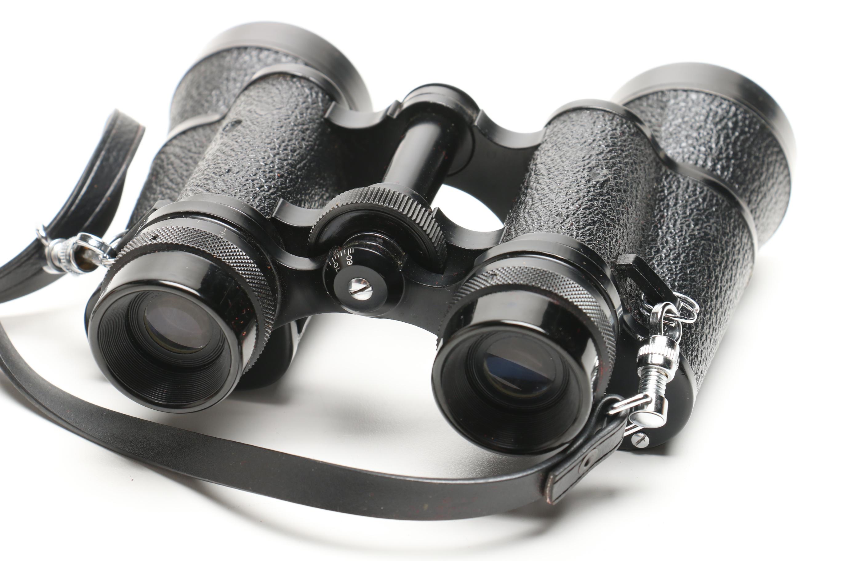 Binoculars and Portable Urinal