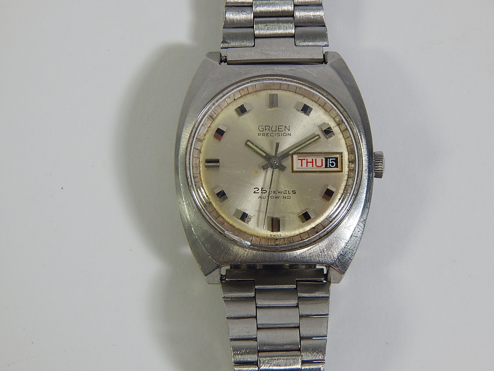 Gruen Precision 25 Jewel Autowind Swiss Watch