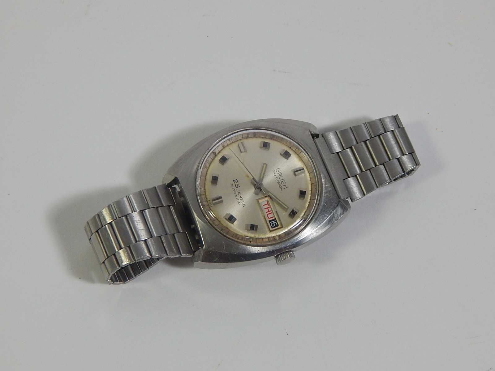 Gruen Precision 25 Jewel Autowind Swiss Watch