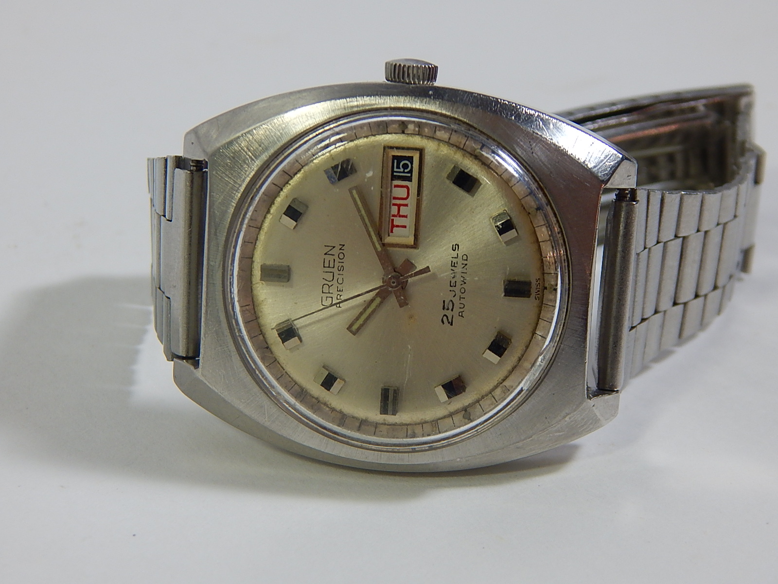 Gruen Precision 25 Jewel Autowind Swiss Watch