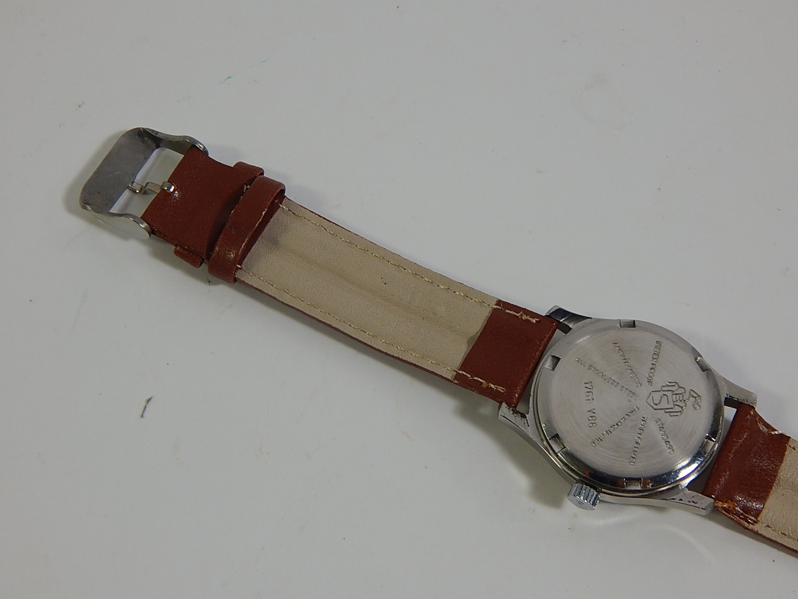 Henri Sandoz & Fils Silver-Tone 17 Jewels Incabloc Watch