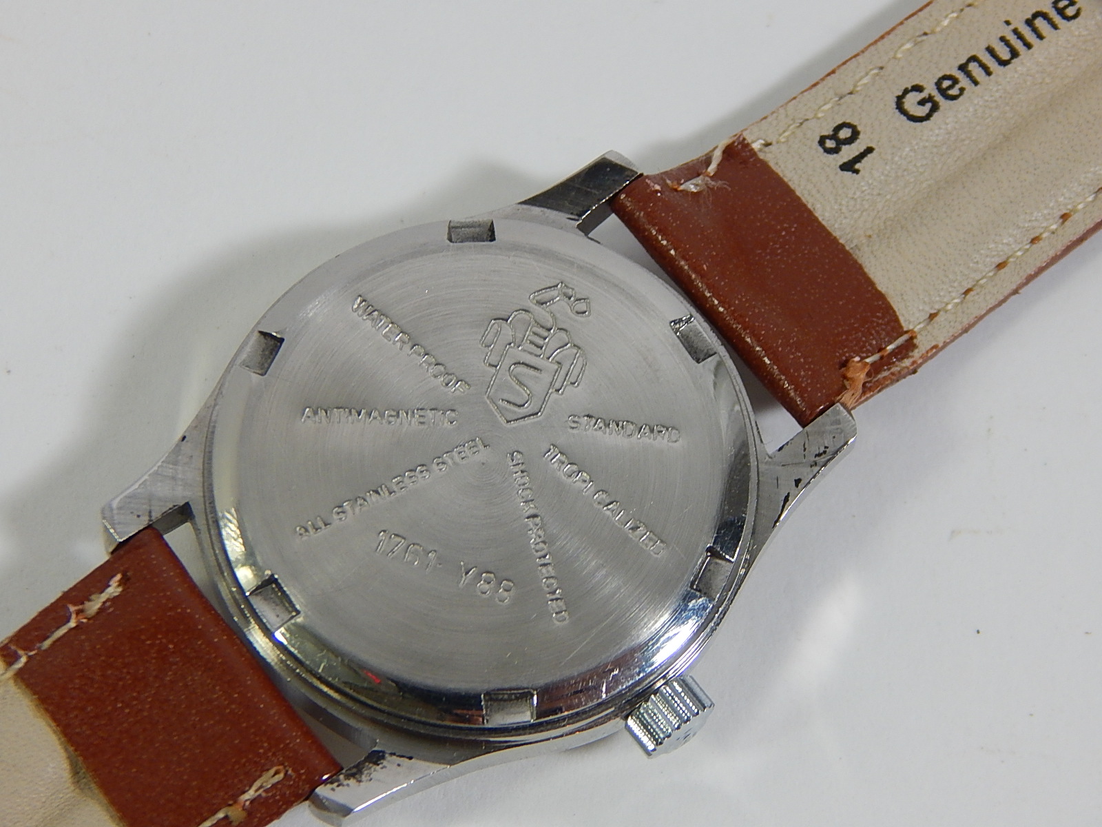 Henri Sandoz & Fils Silver-Tone 17 Jewels Incabloc Watch