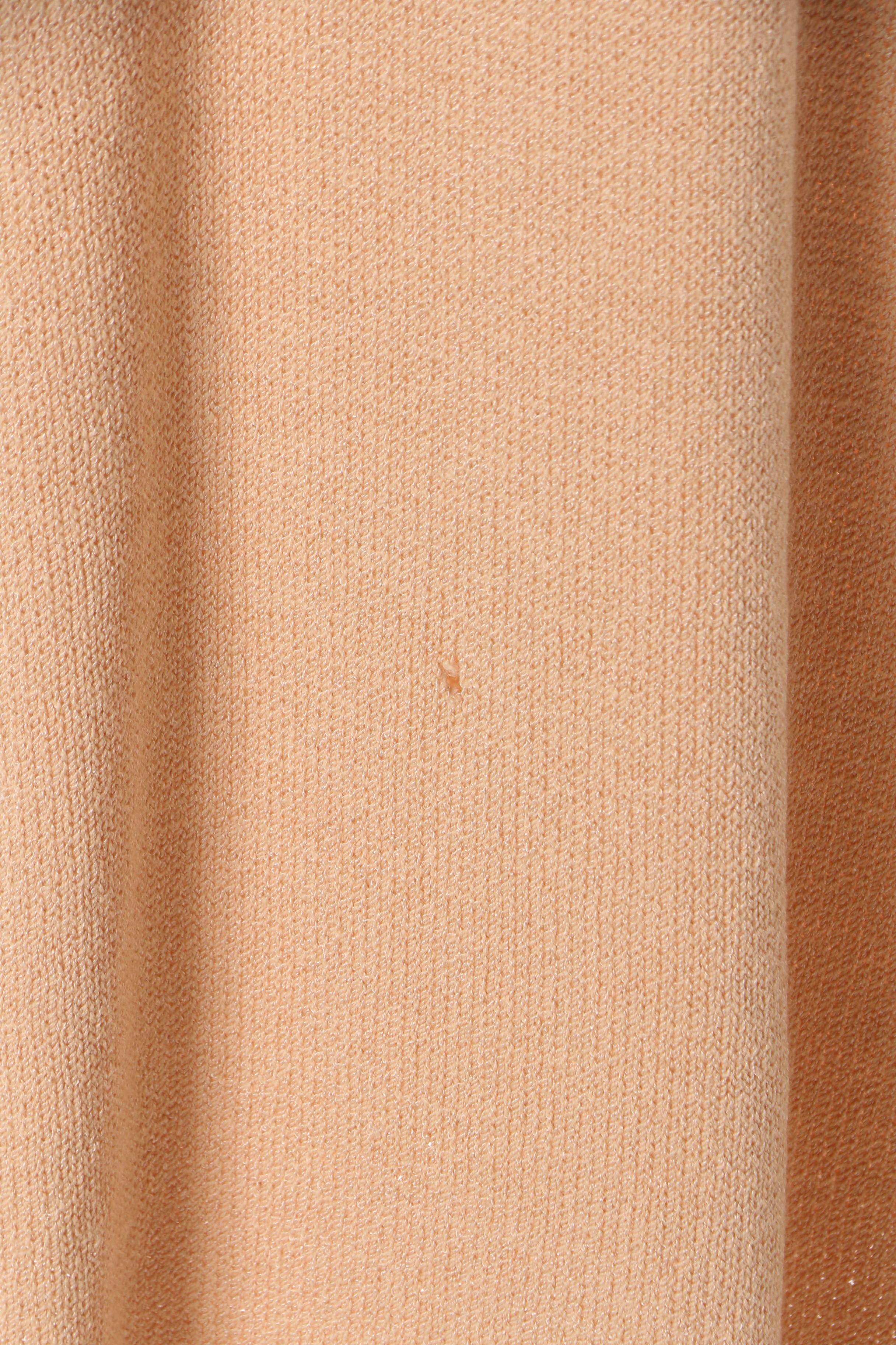 Women's 1970s St. John Knits for Palais Royal Tan Knit Dress Suit