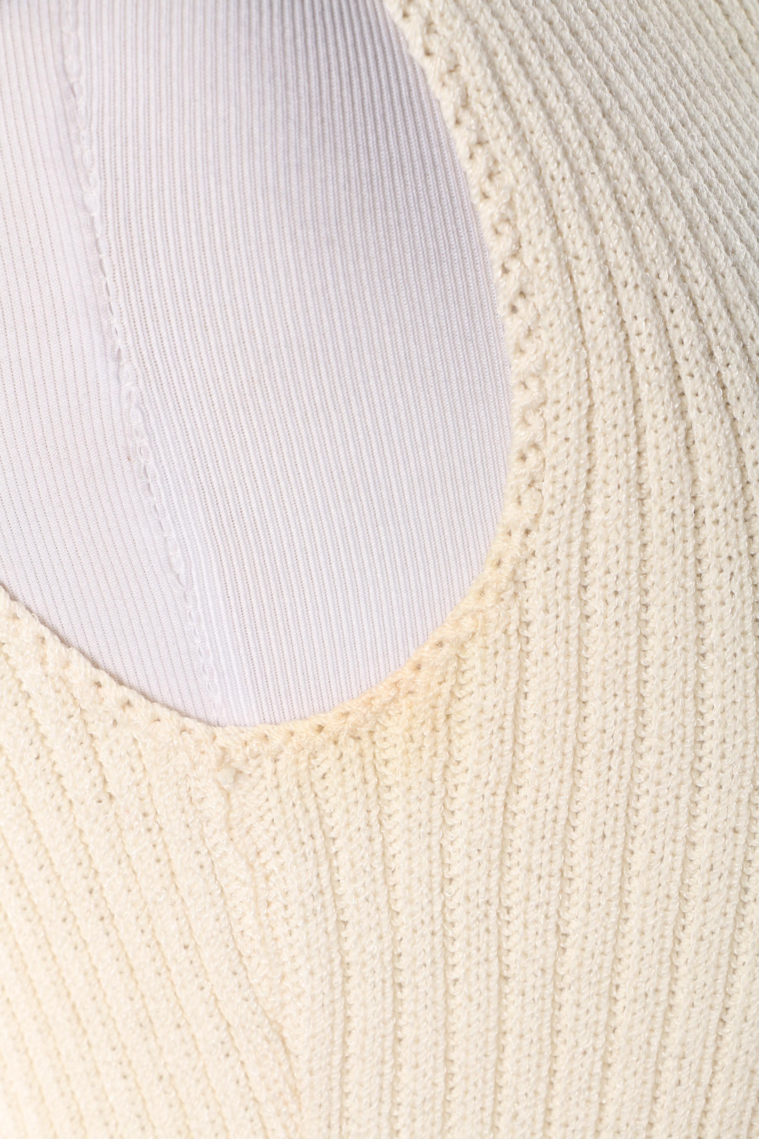 Women's 1970s St. John Knits for Palais Royal Tan Knit Dress Suit