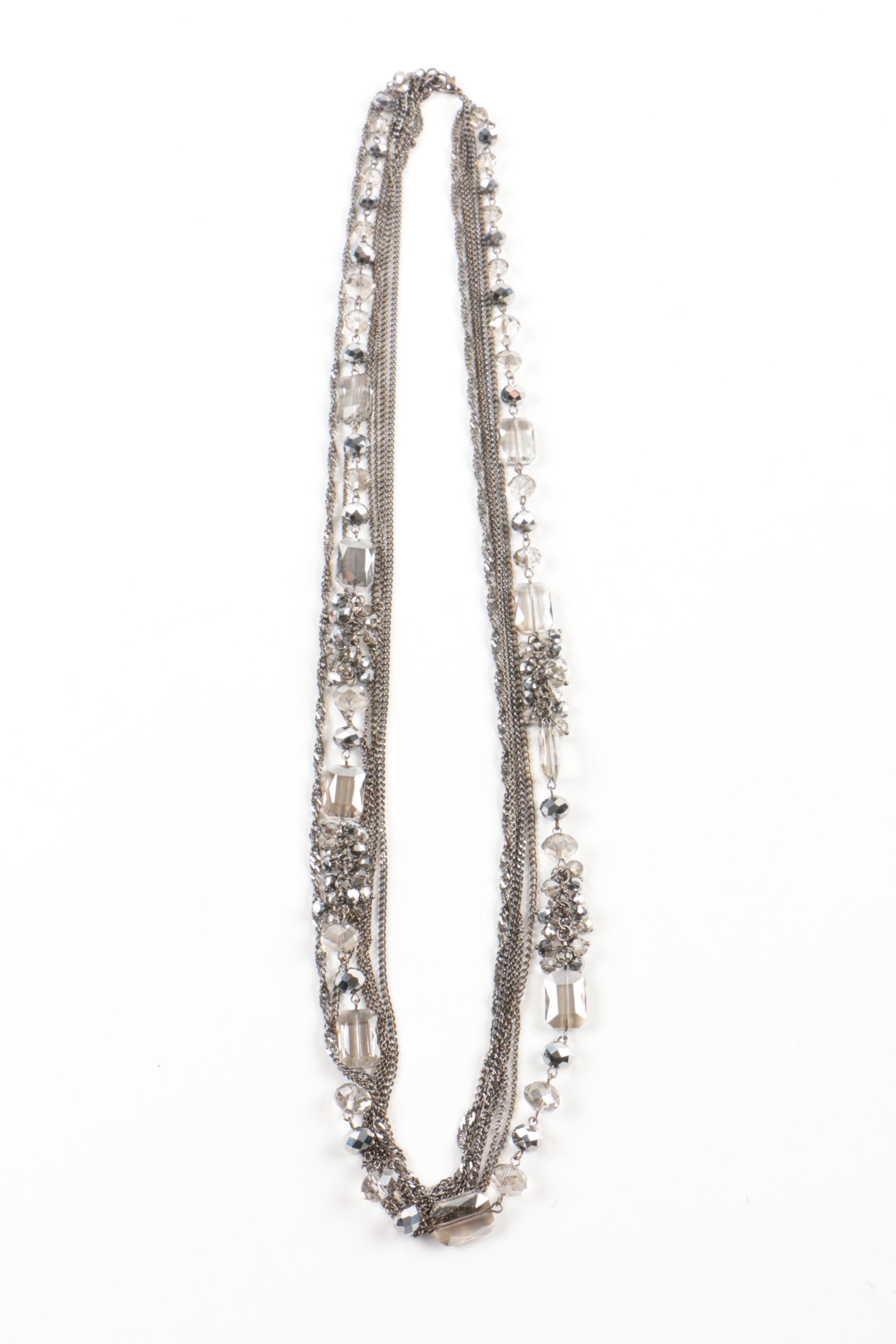 Costume Jewelry with Glass Crystal and CZs Including Replica