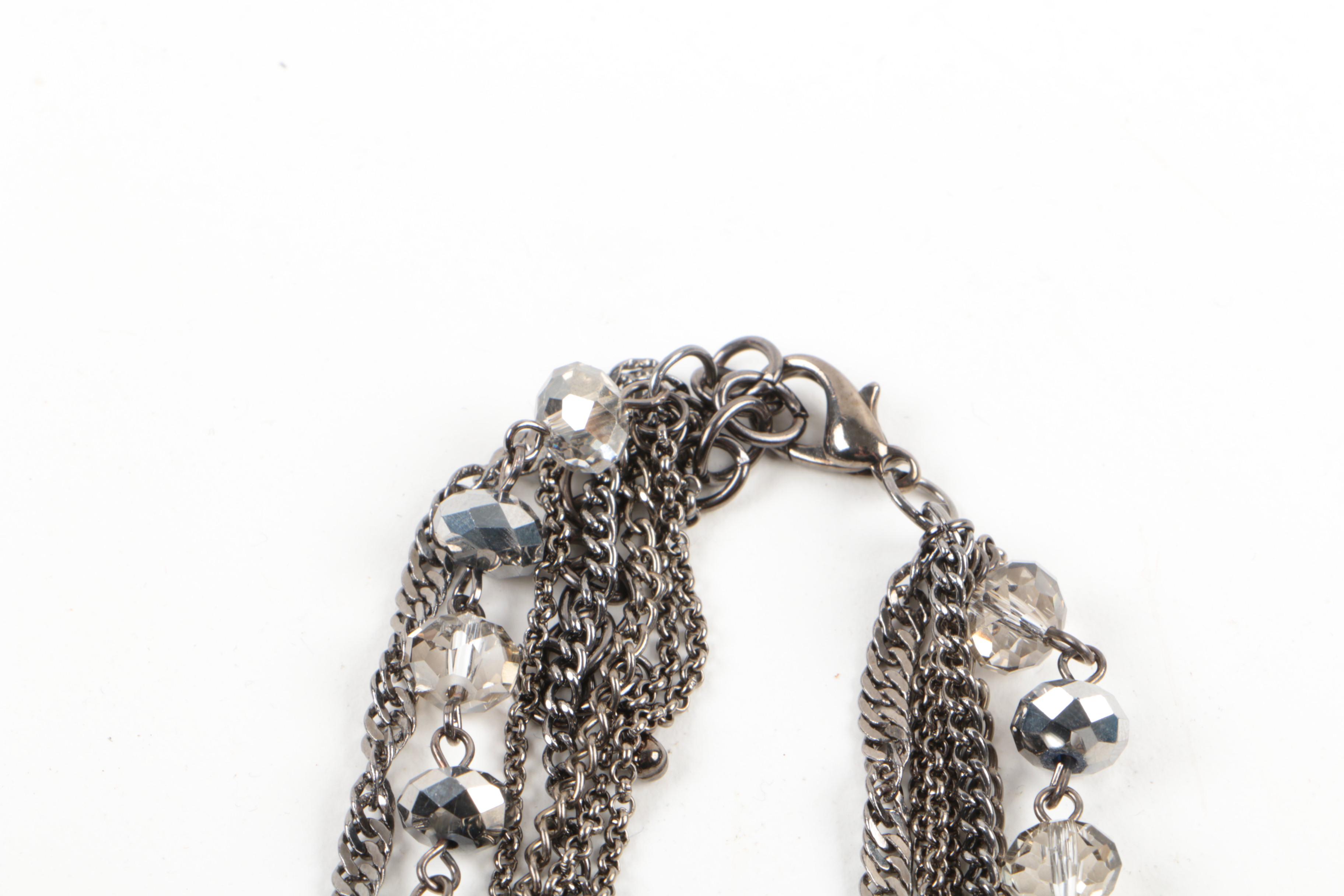 Costume Jewelry with Glass Crystal and CZs Including Replica