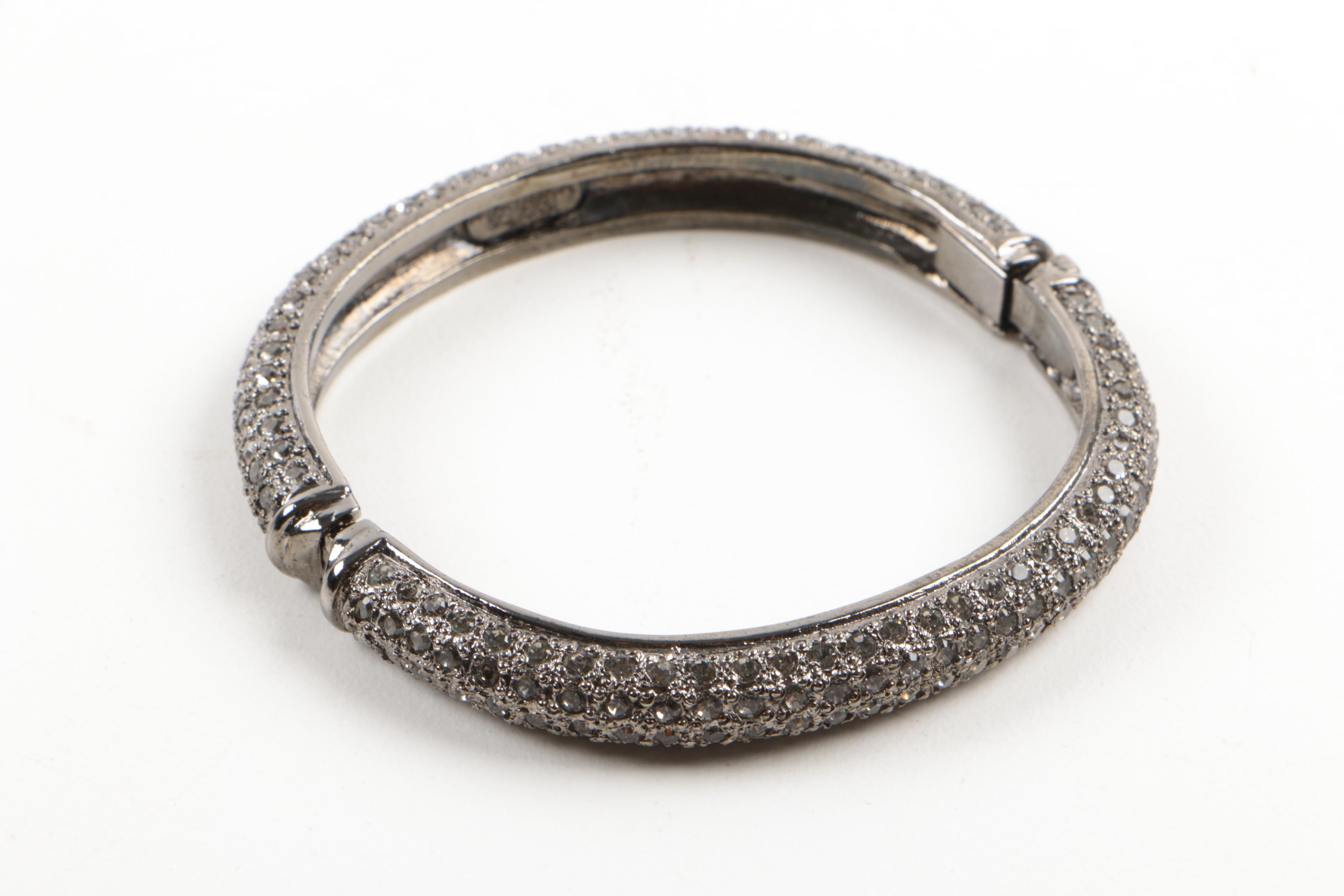 Costume Jewelry with Glass Crystal and CZs Including Replica