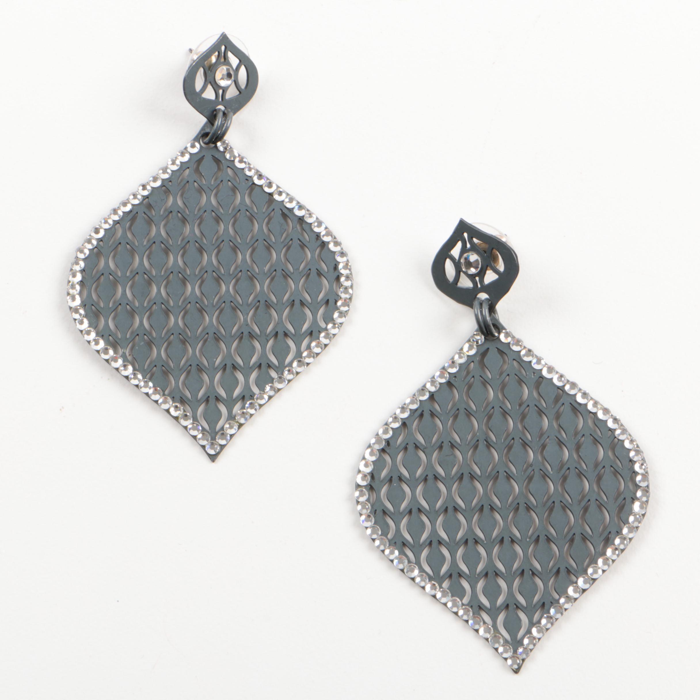 Costume Jewelry with Glass Crystal and CZs Including Replica