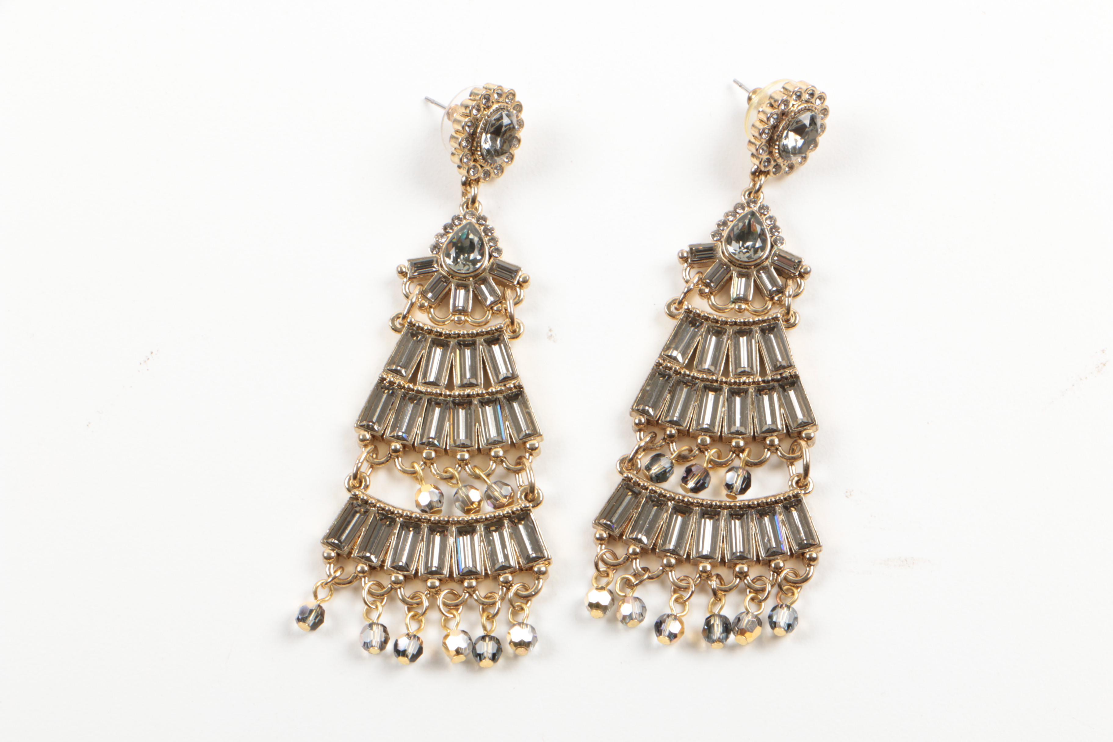 Badgley Mischka Designer Statement Costume Jewelry Set