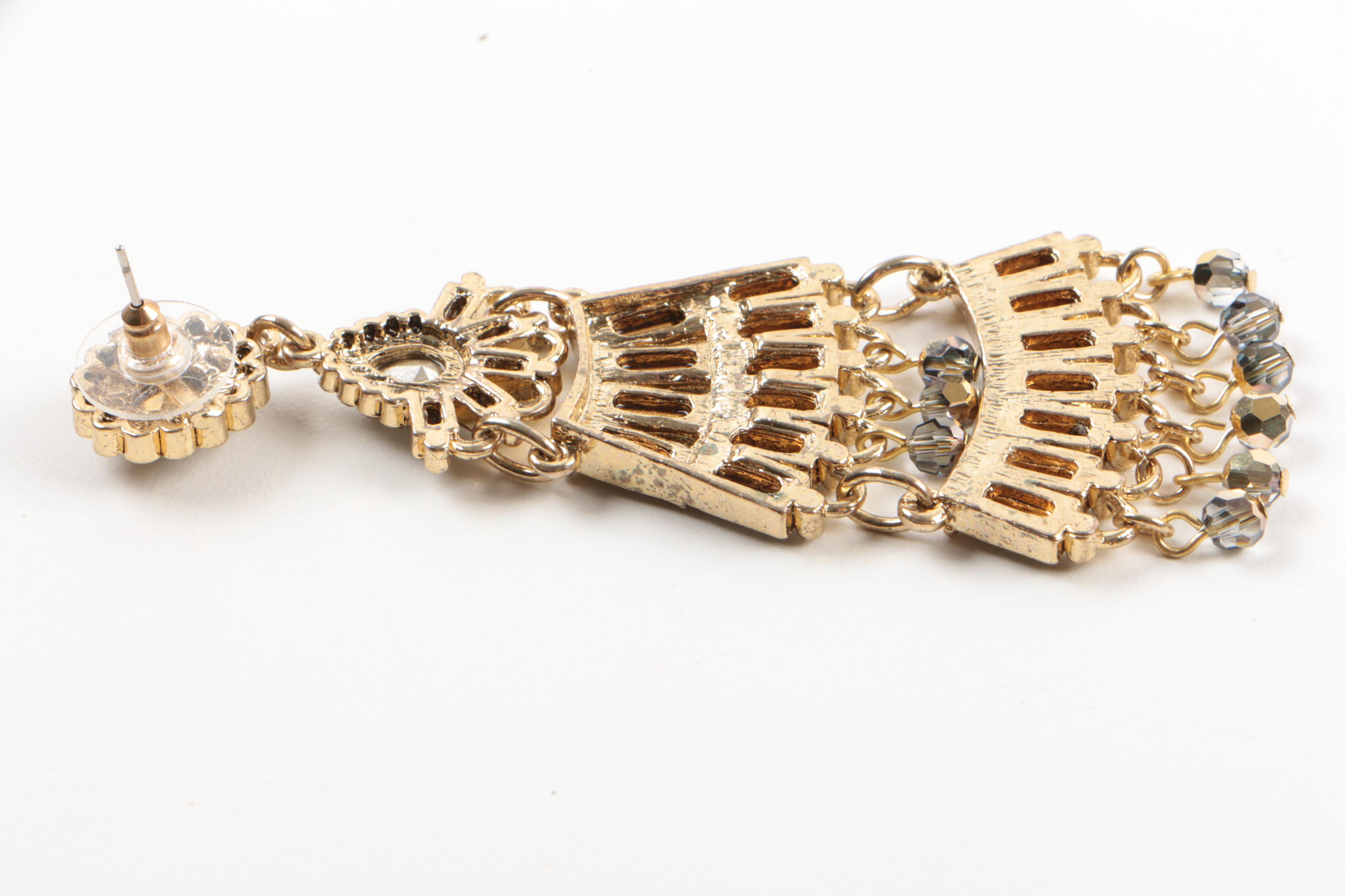 Badgley Mischka Designer Statement Costume Jewelry Set