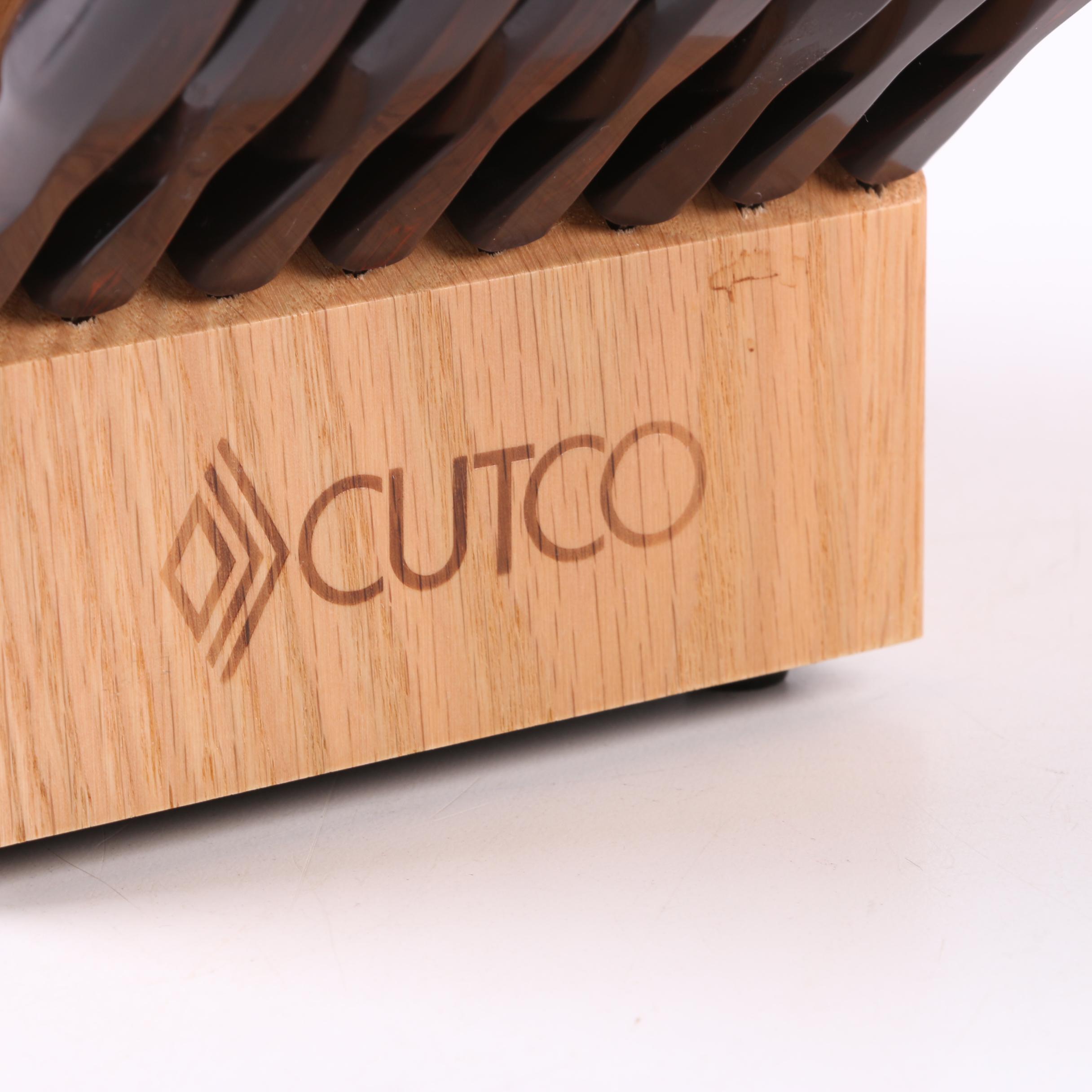 Cutco Knife Set with Knife Block