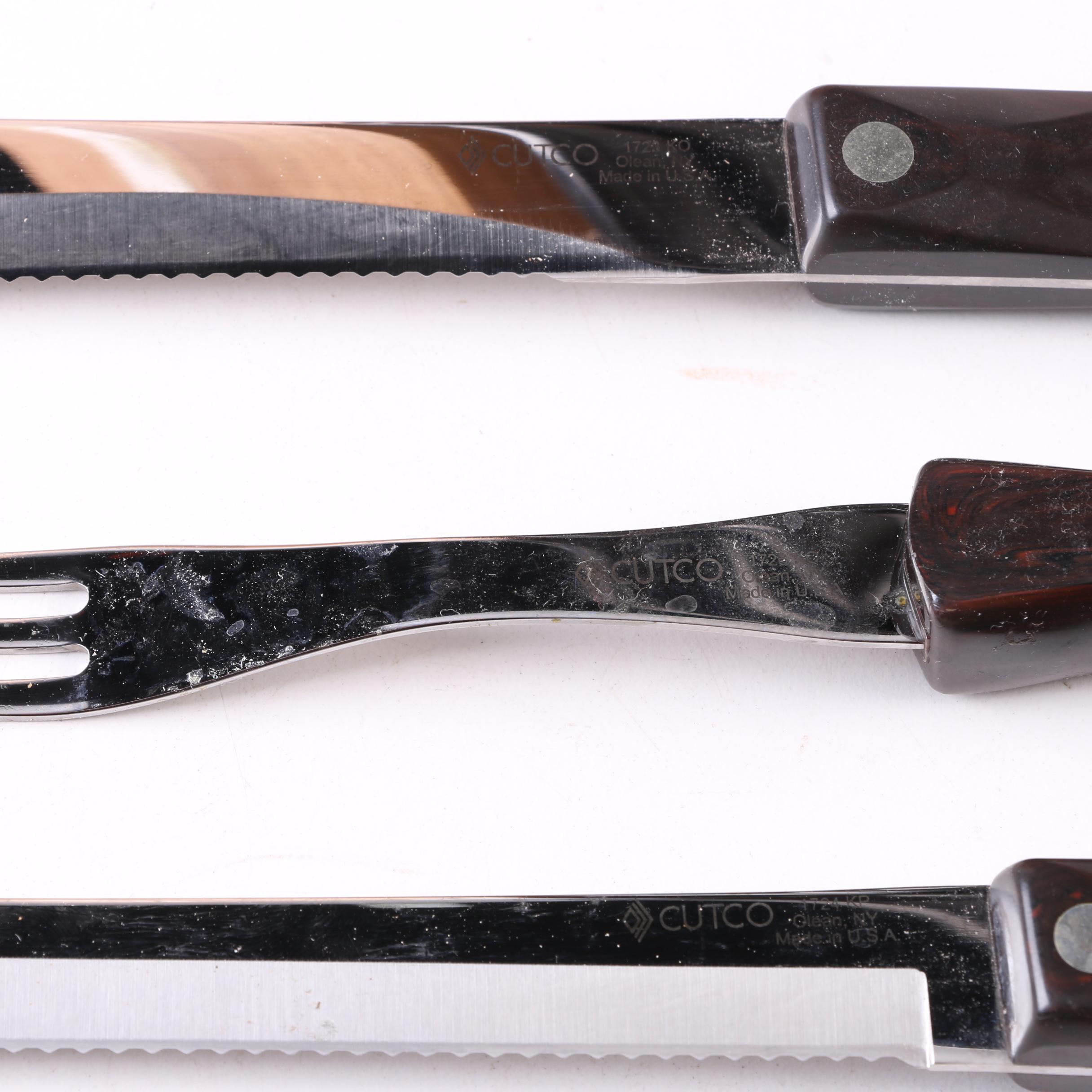 Cutco Knife Set with Knife Block