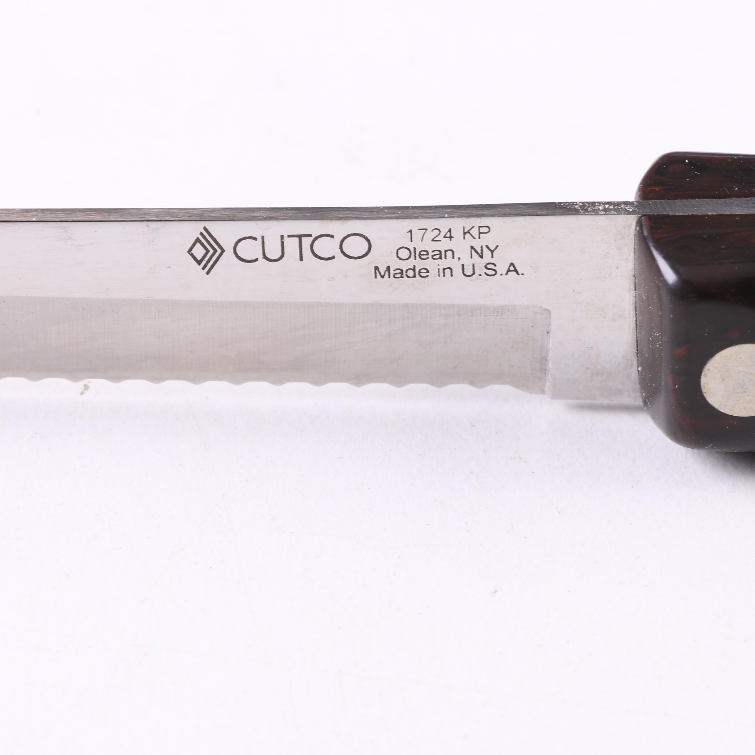 Cutco Knife Set with Knife Block