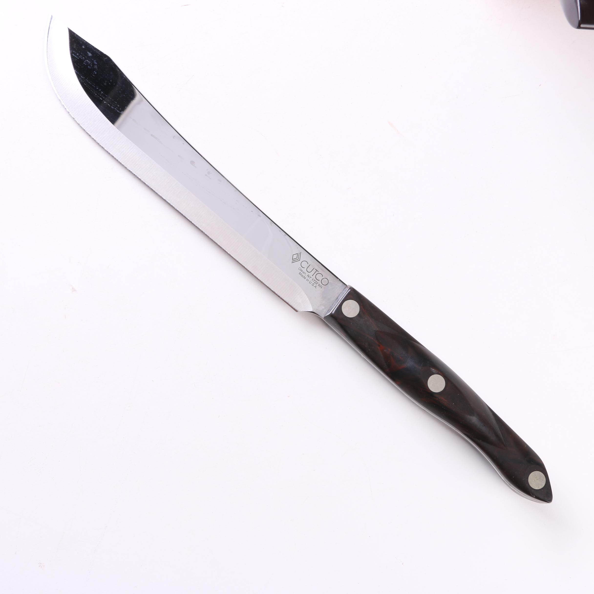 Cutco Knife Set with Knife Block
