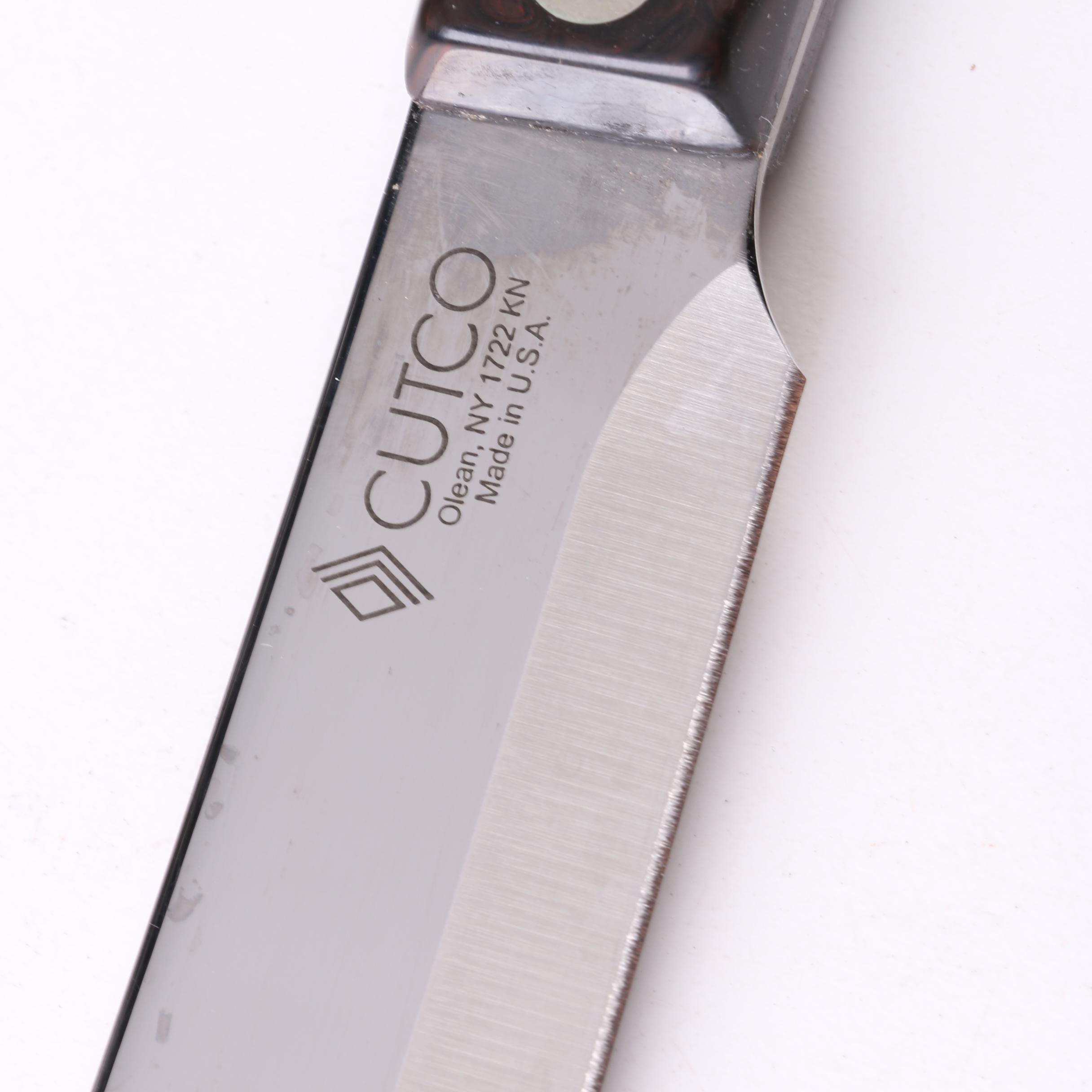 Cutco Knife Set with Knife Block