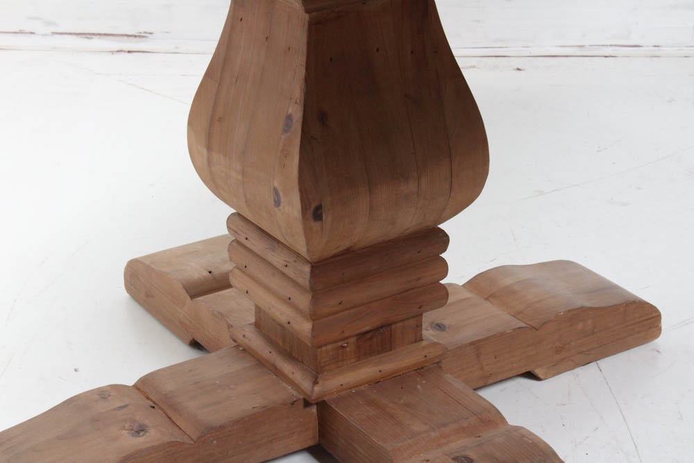 Moe's Rustic Pedestal Dining Table