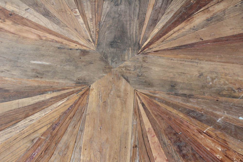 Moe's Rustic Pedestal Dining Table