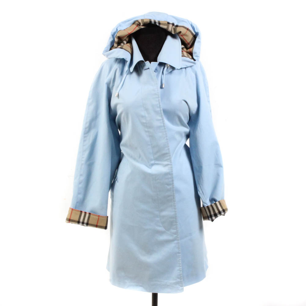 Burberry Powder Blue Trench Coat
