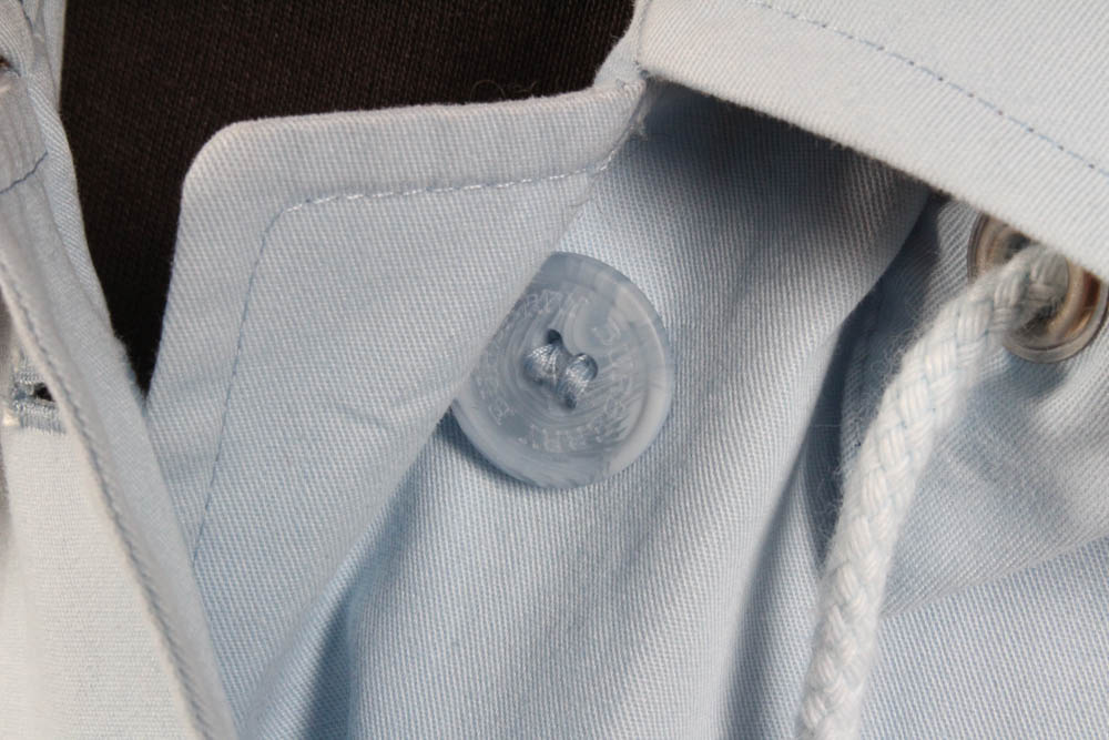 Burberry Powder Blue Trench Coat