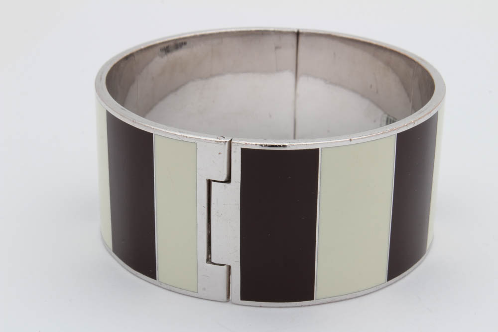 Henri Bendel Enameled Cuff Bracelet