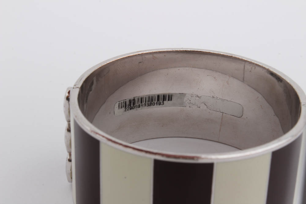 Henri Bendel Enameled Cuff Bracelet