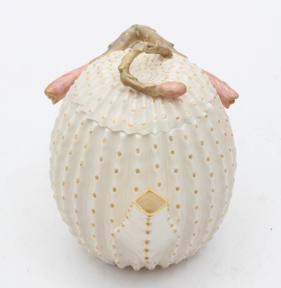 Antique Belleek Studio Hand-Painted Porcelain Tea Set