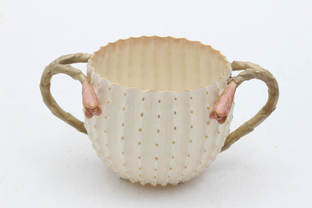 Antique Belleek Studio Hand-Painted Porcelain Tea Set