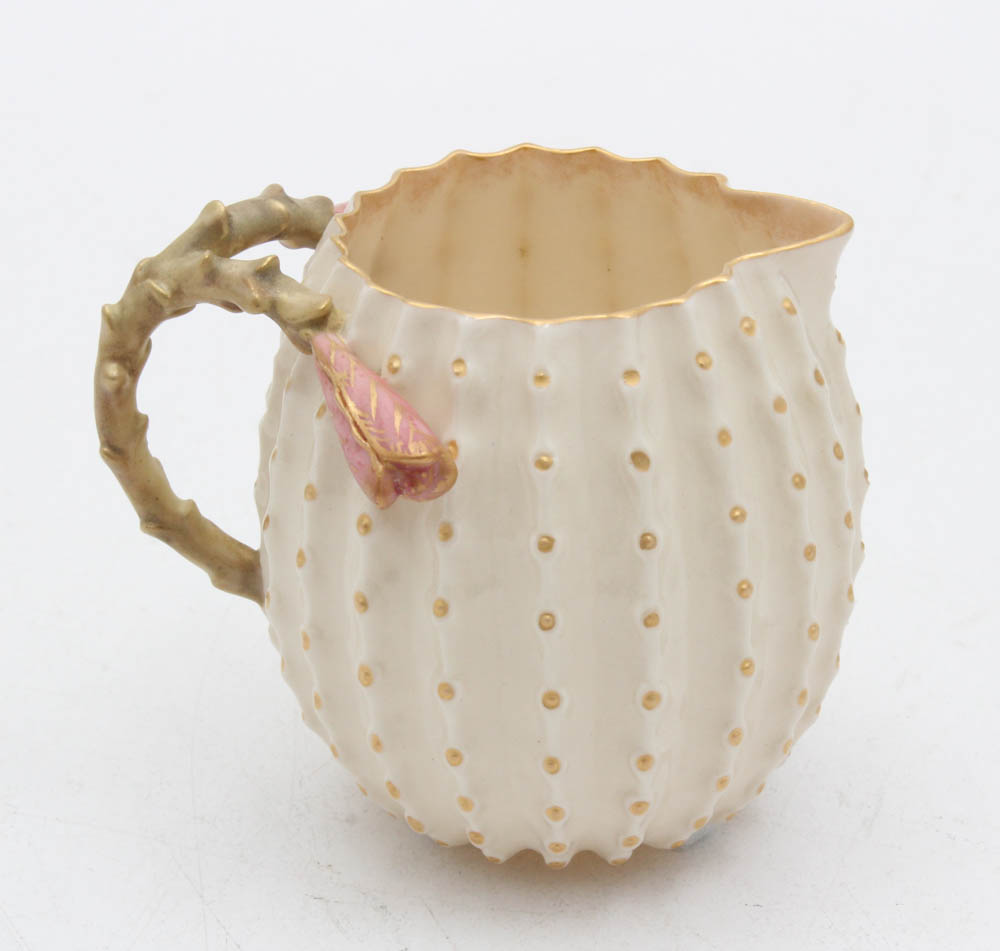 Antique Belleek Studio Hand-Painted Porcelain Tea Set