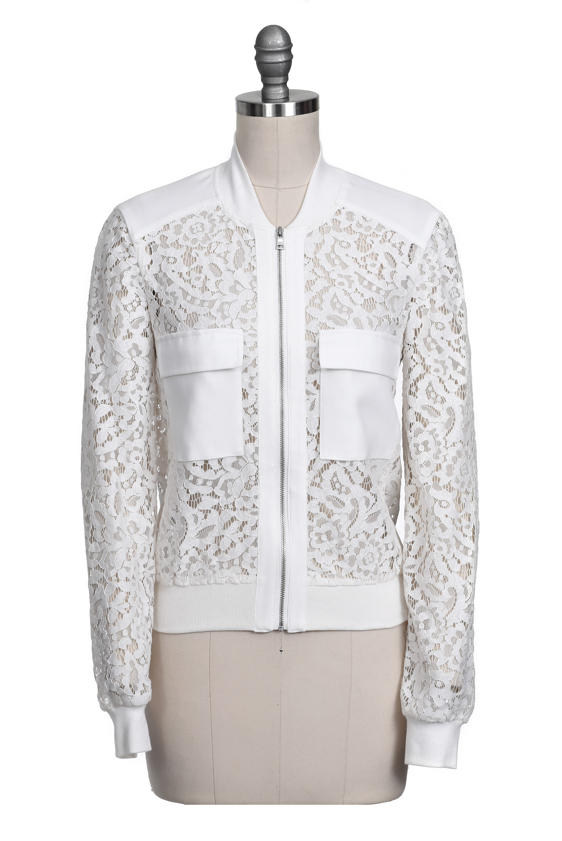 BCBG Maxazria White Jacket and Blouse