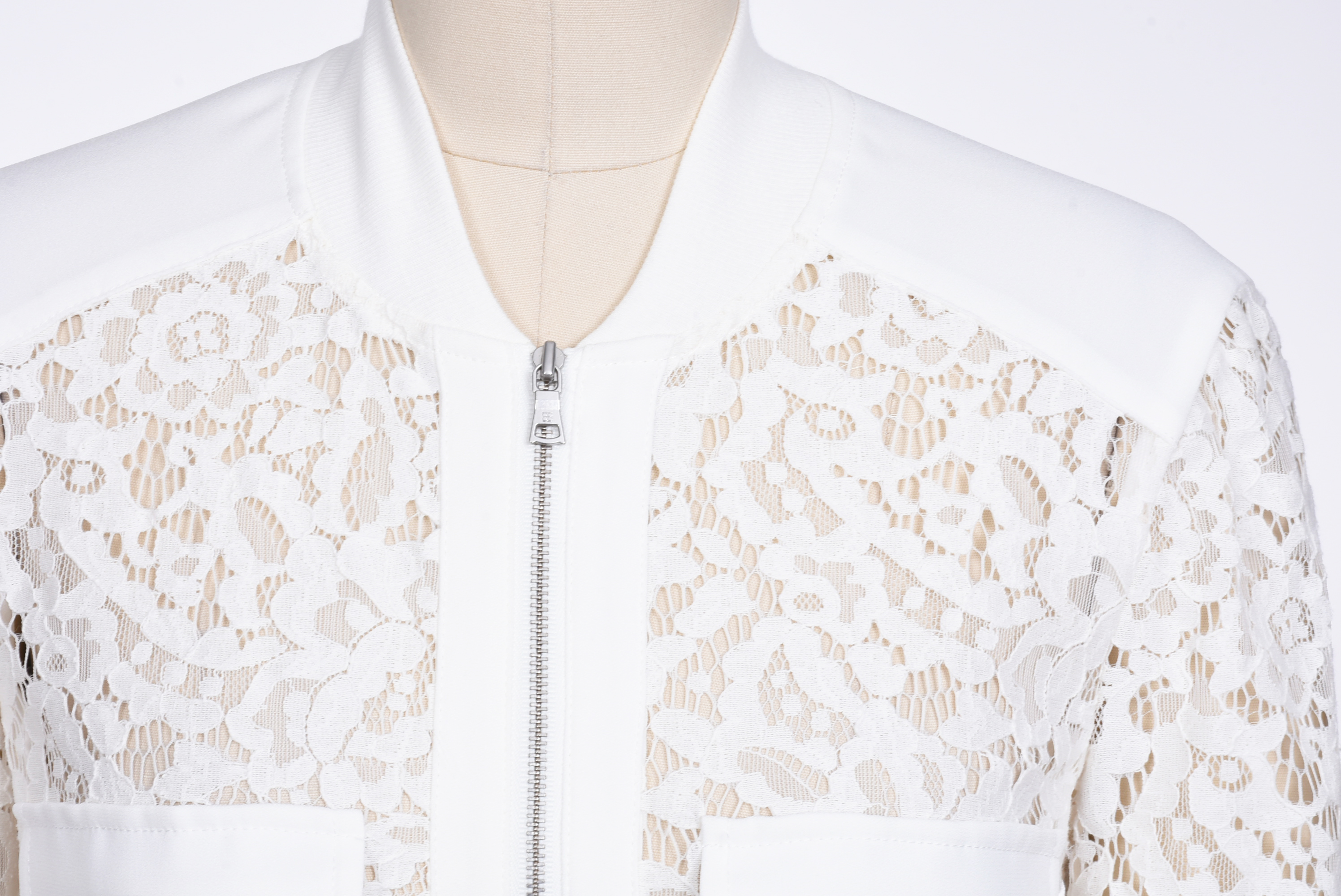 BCBG Maxazria White Jacket and Blouse