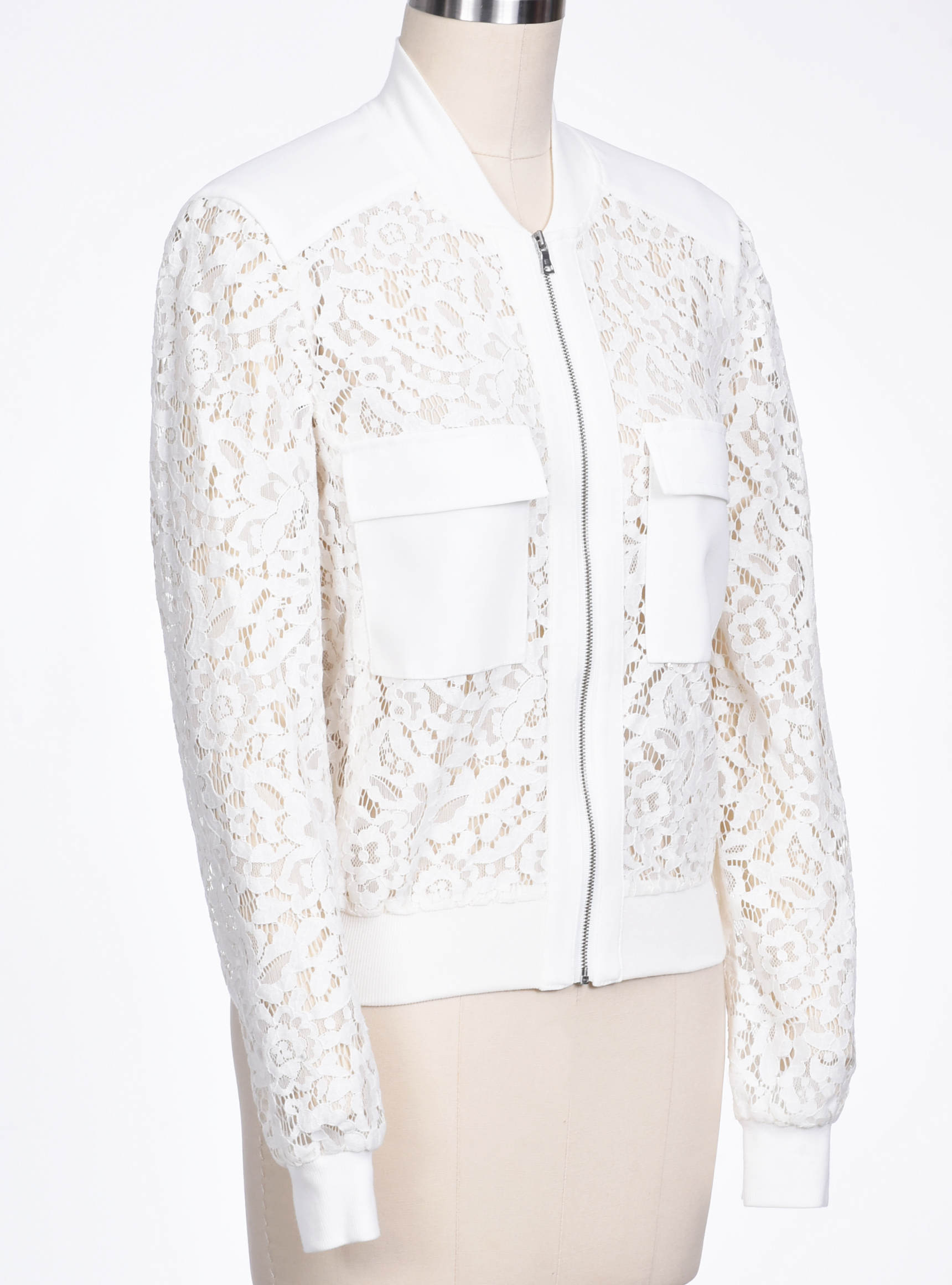 BCBG Maxazria White Jacket and Blouse