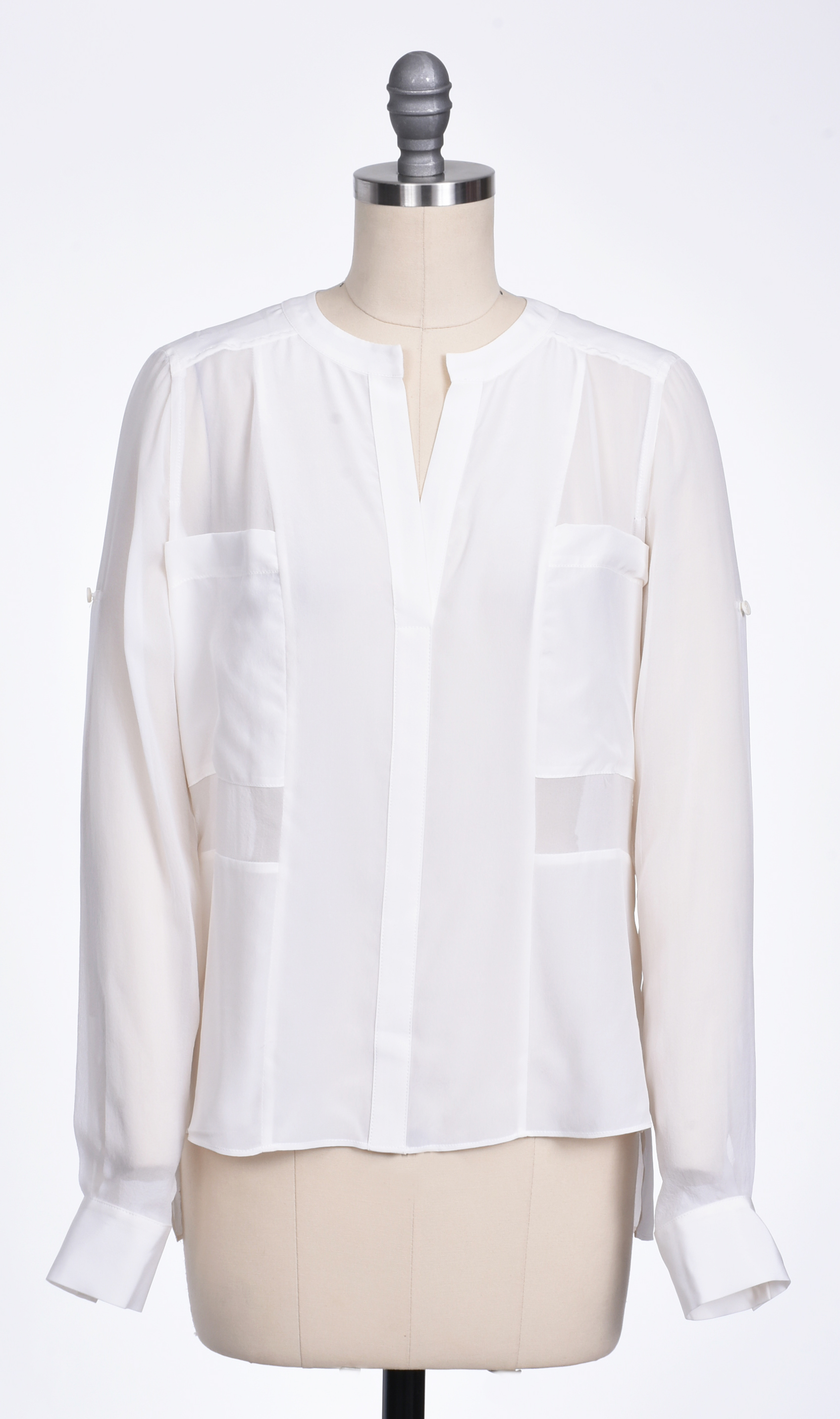 BCBG Maxazria White Jacket and Blouse
