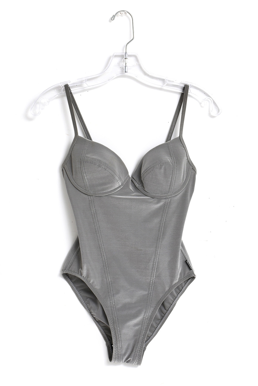 Michael Kors Zebra Print Cover-Up and Pewter Bathing Suit