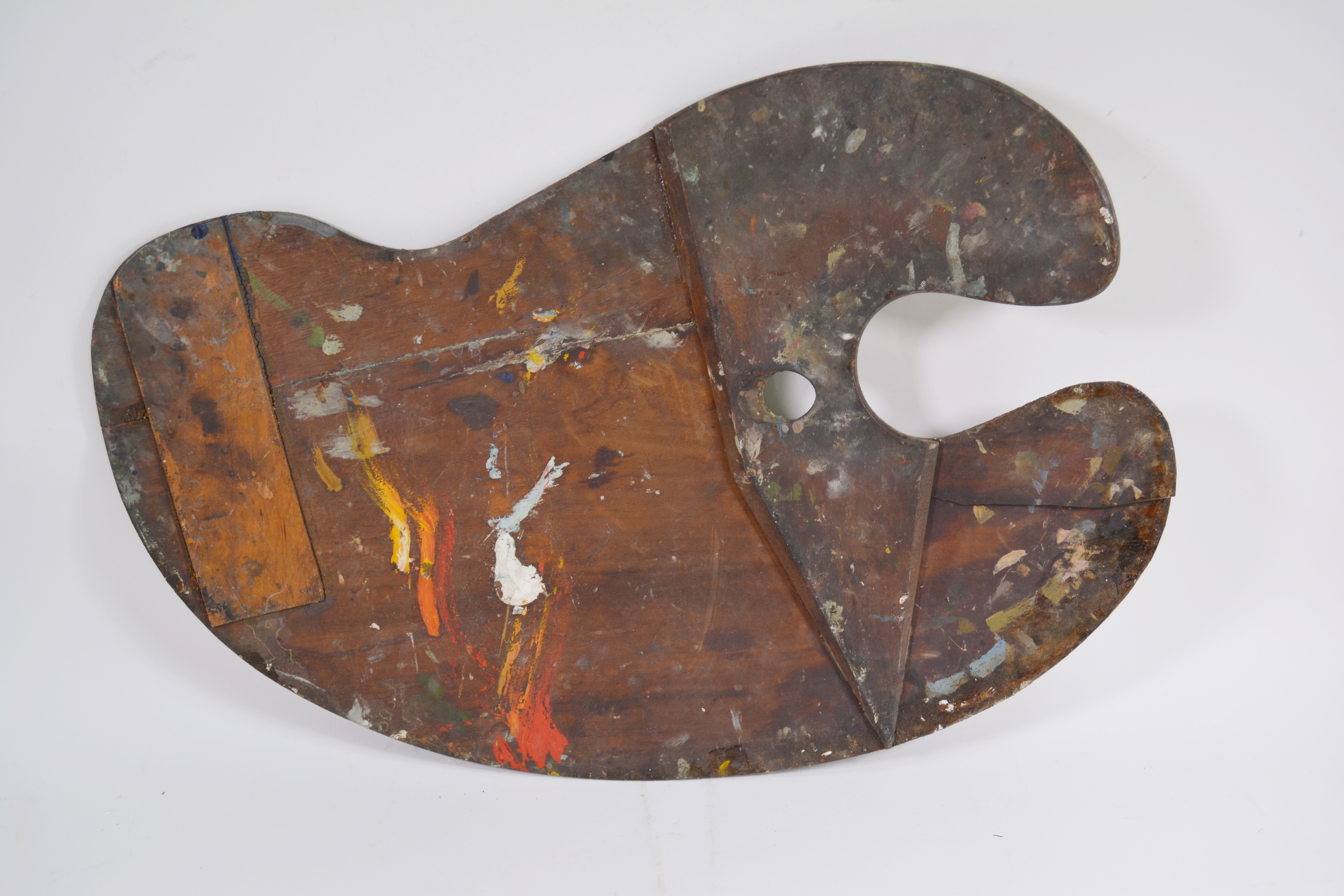 Edmond J. Fitzgerald Art Books, Art Palette and Paint Brushes