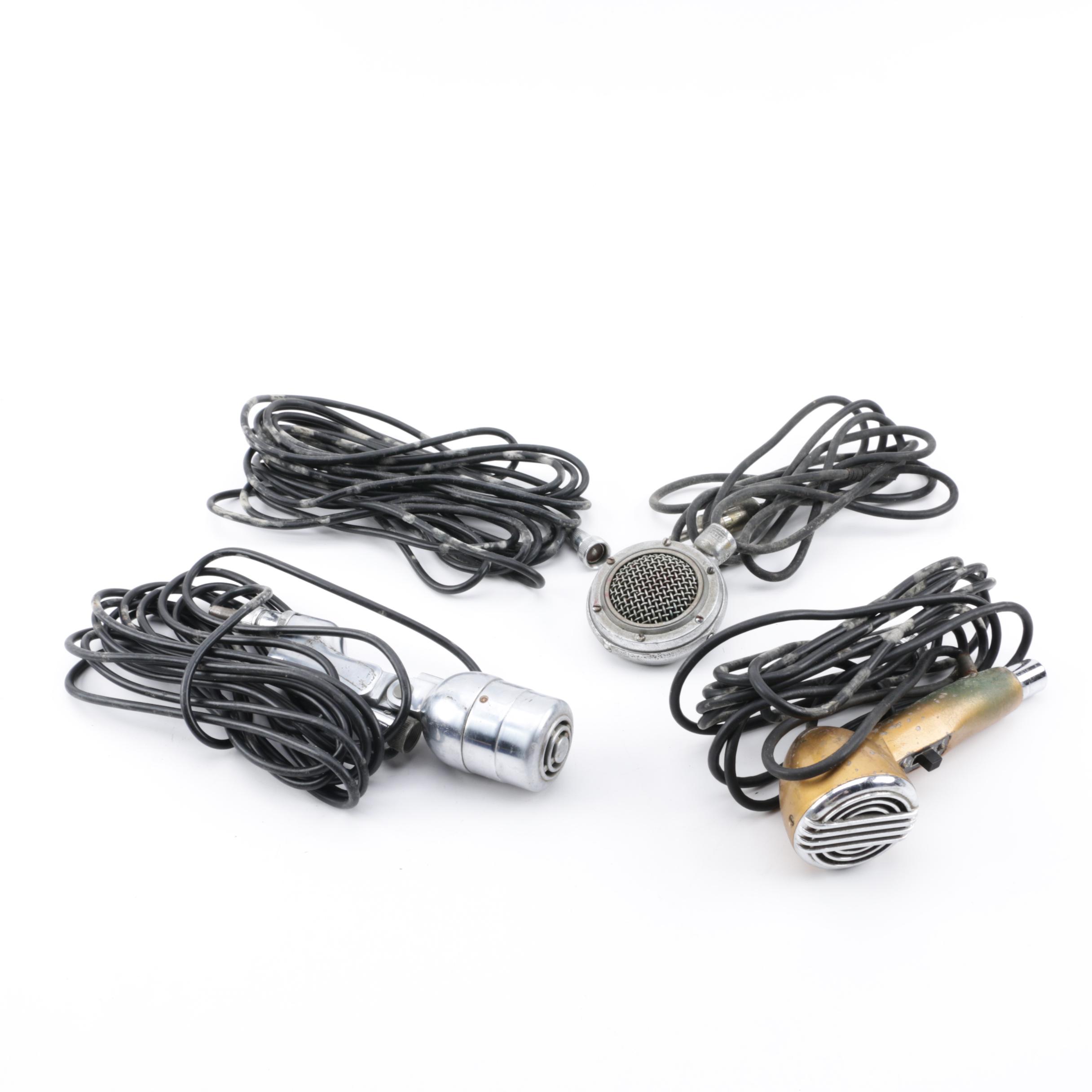 Vintage Shure, Astatic and Electro-Voice Microphones